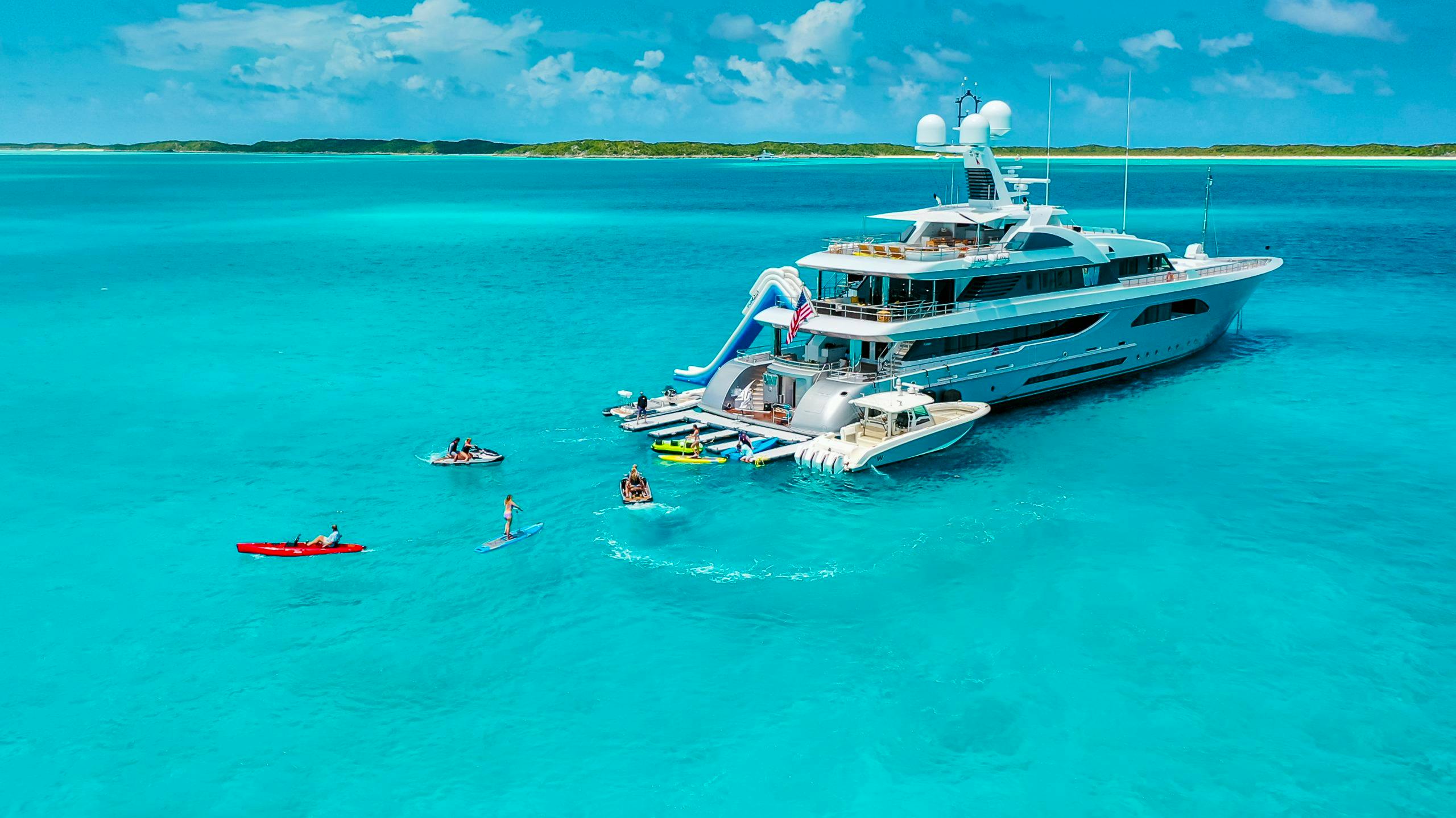 Tendar & Toys for W Private Luxury Yacht For charter