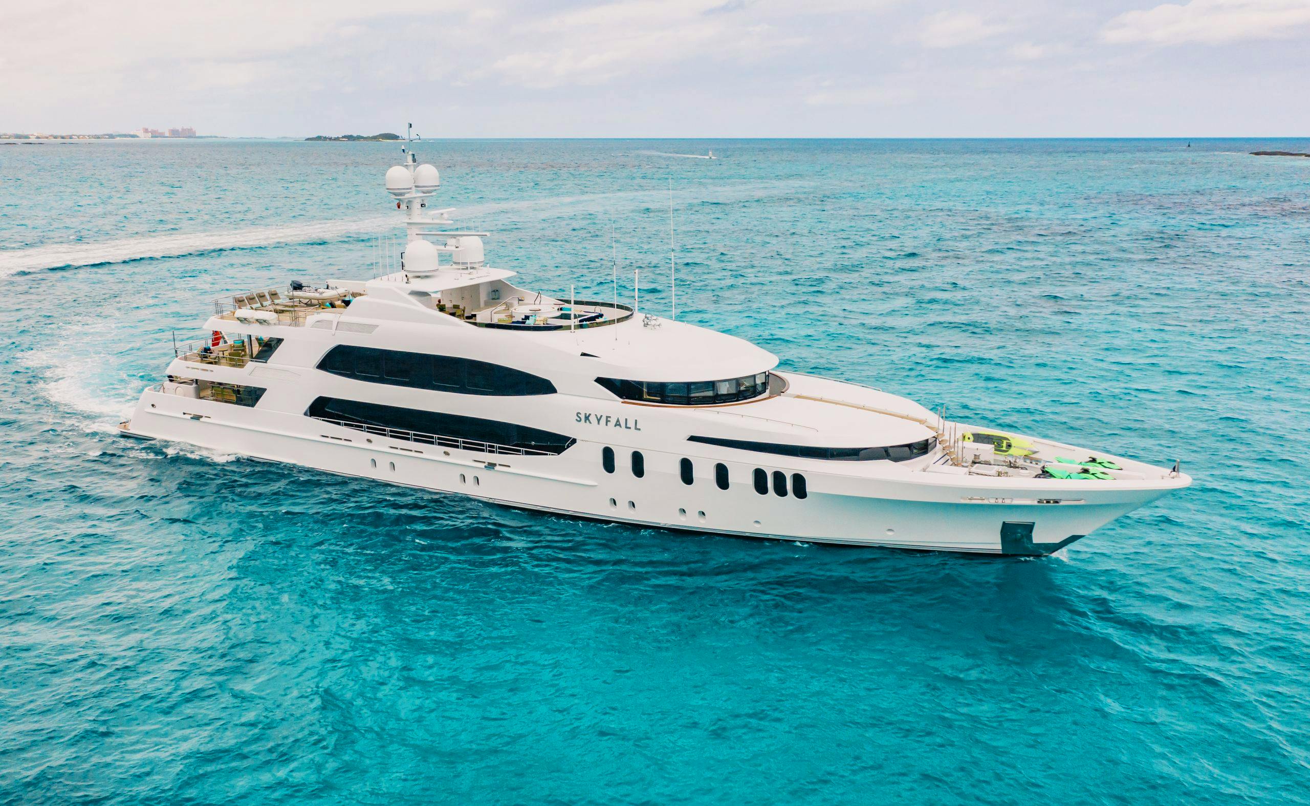 skyfall trinity yacht