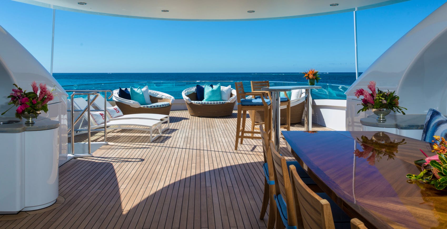 Features for BACA Private Luxury Yacht For charter