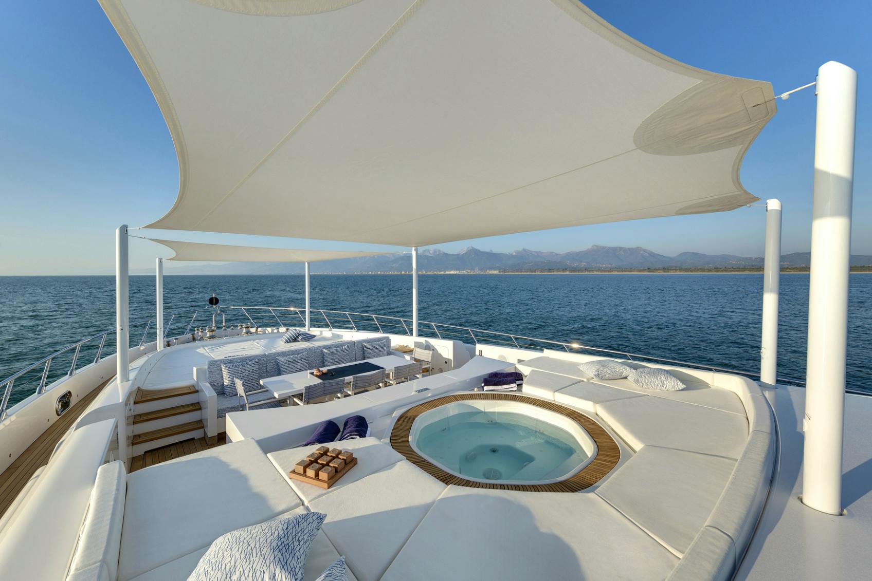 Features for DA VINCI Private Luxury Yacht For charter