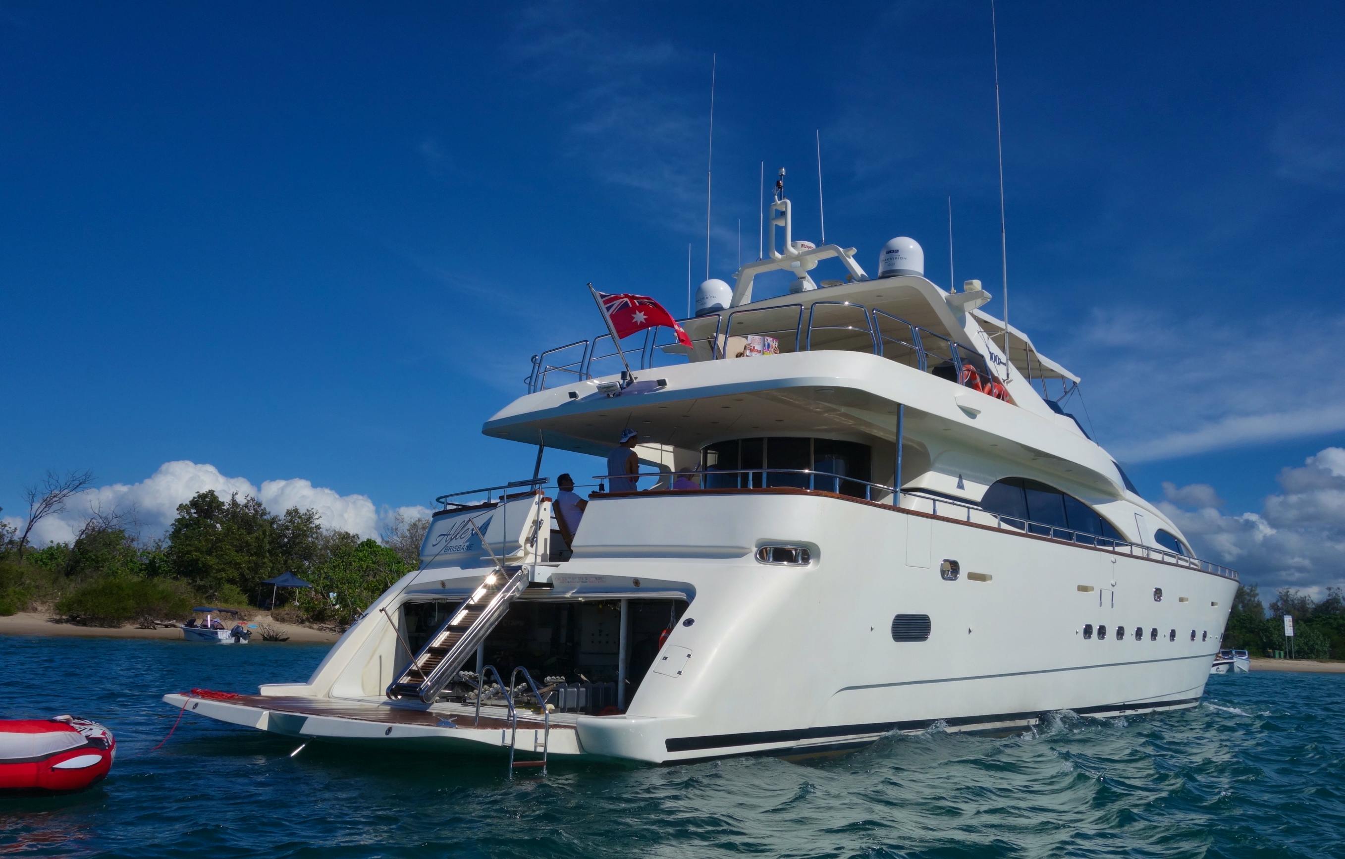 Features for LADY PAMELA Private Luxury Yacht For charter