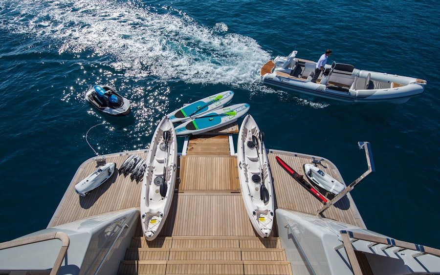 Tendar & Toys for MIMI LA SARDINE Private Luxury Yacht For charter