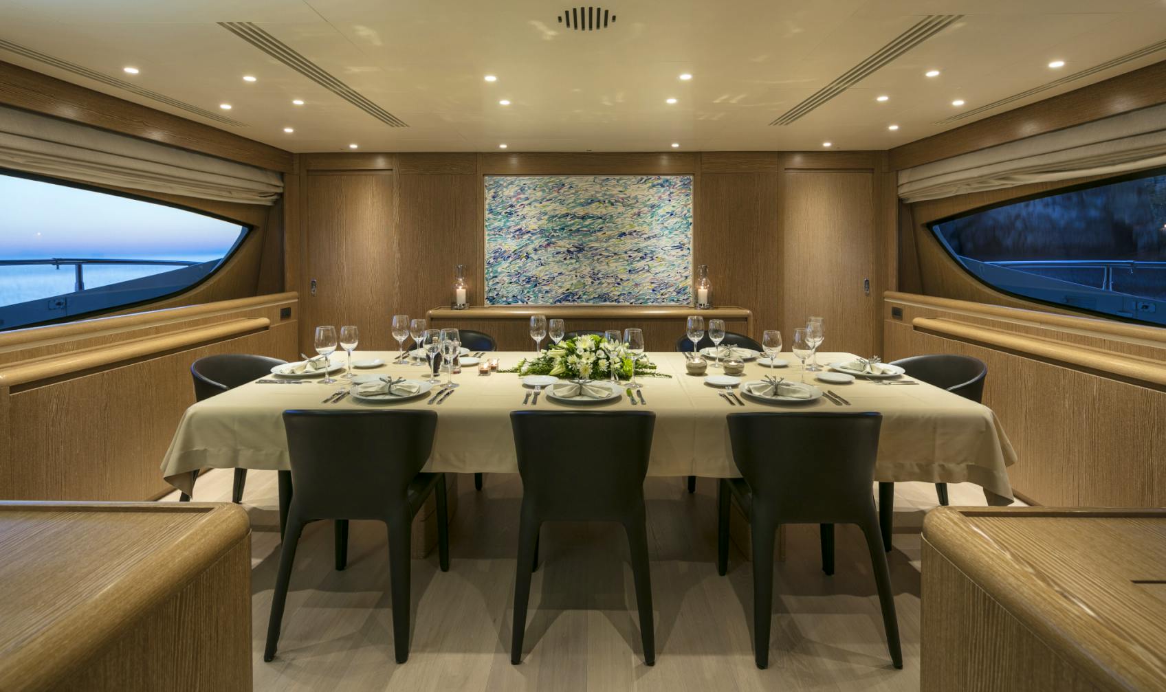 Features for RINI V Private Luxury Yacht For charter