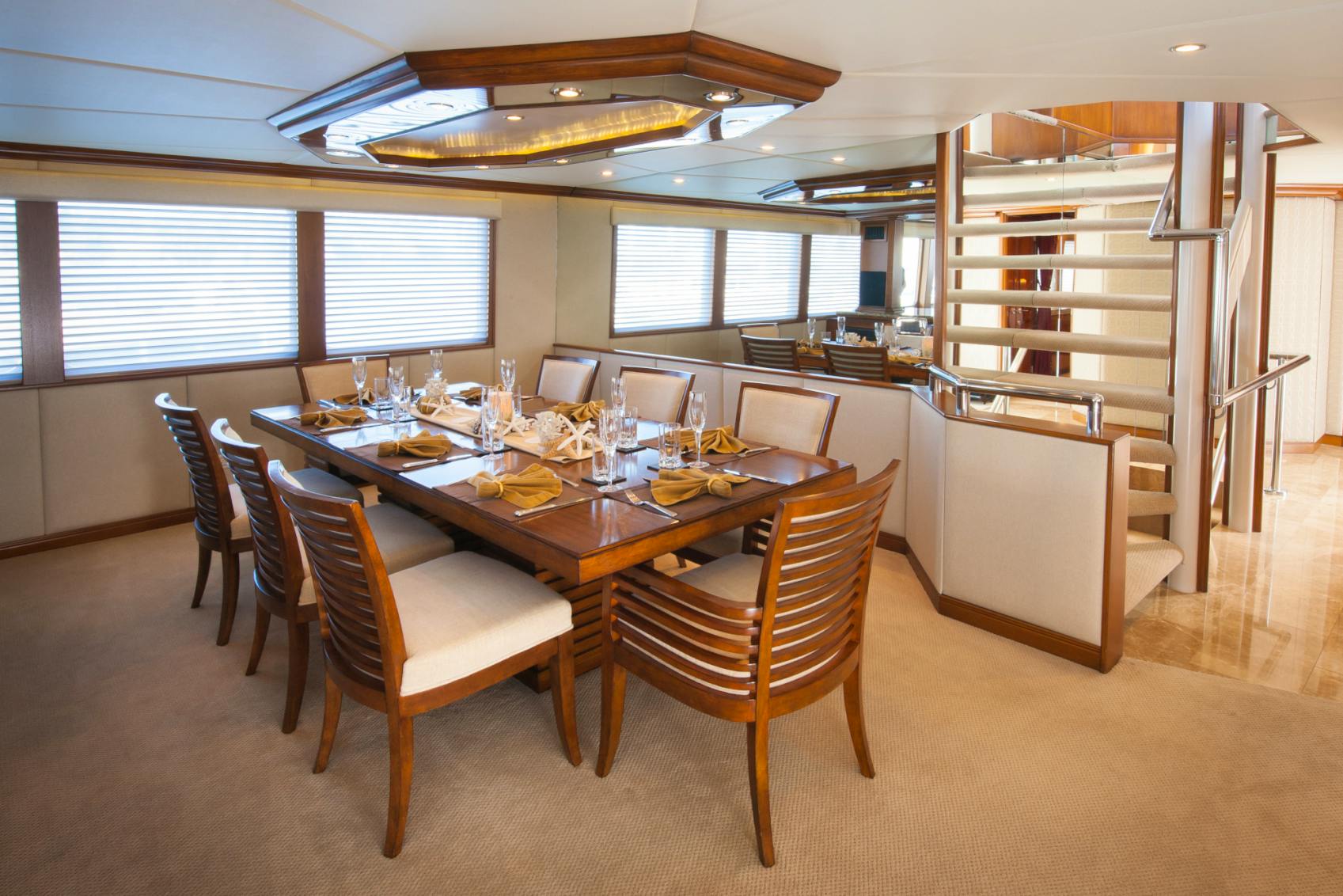 Features for SERENITY 122 Private Luxury Yacht For charter