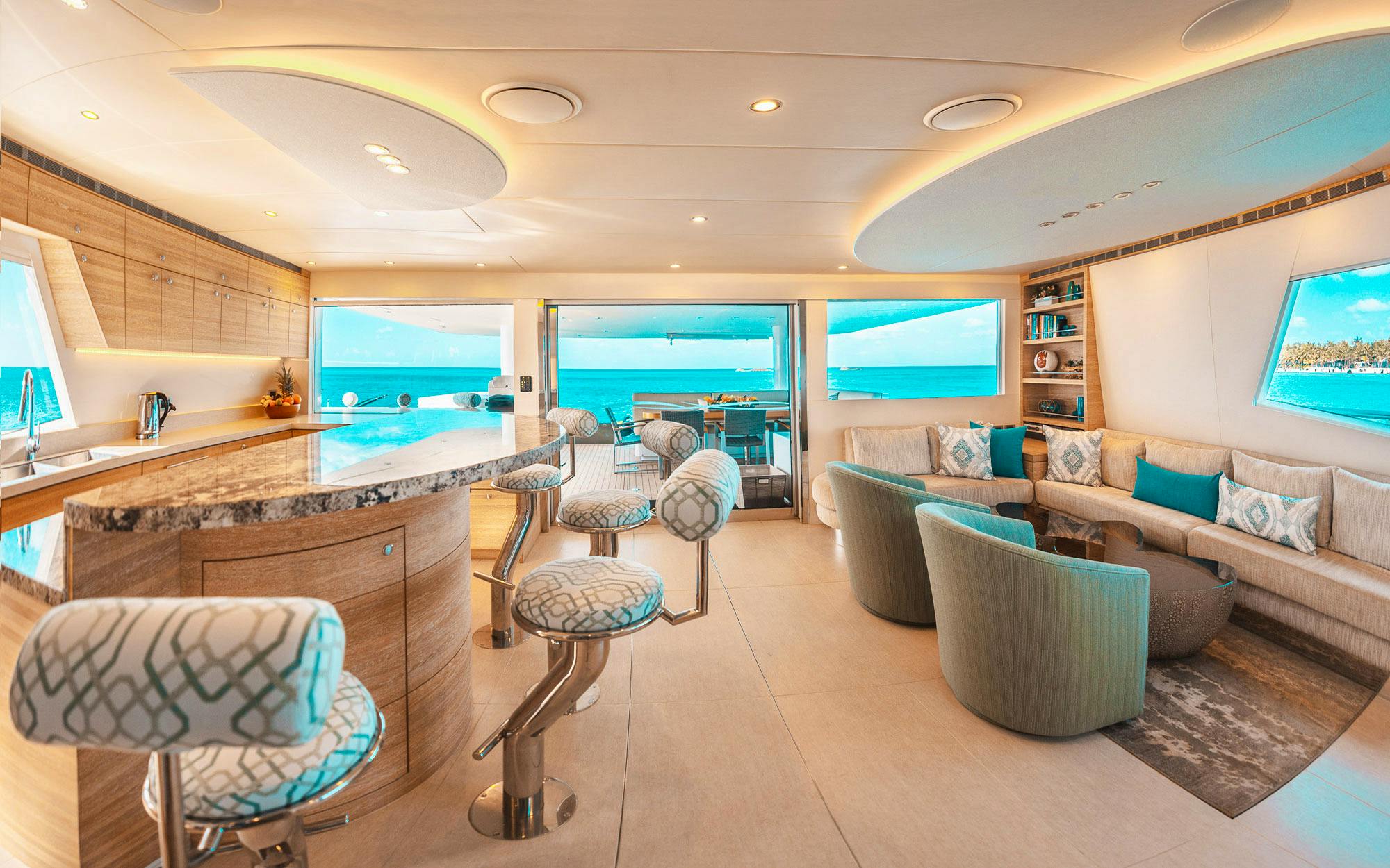 Features for SAMARA Private Luxury Yacht For charter