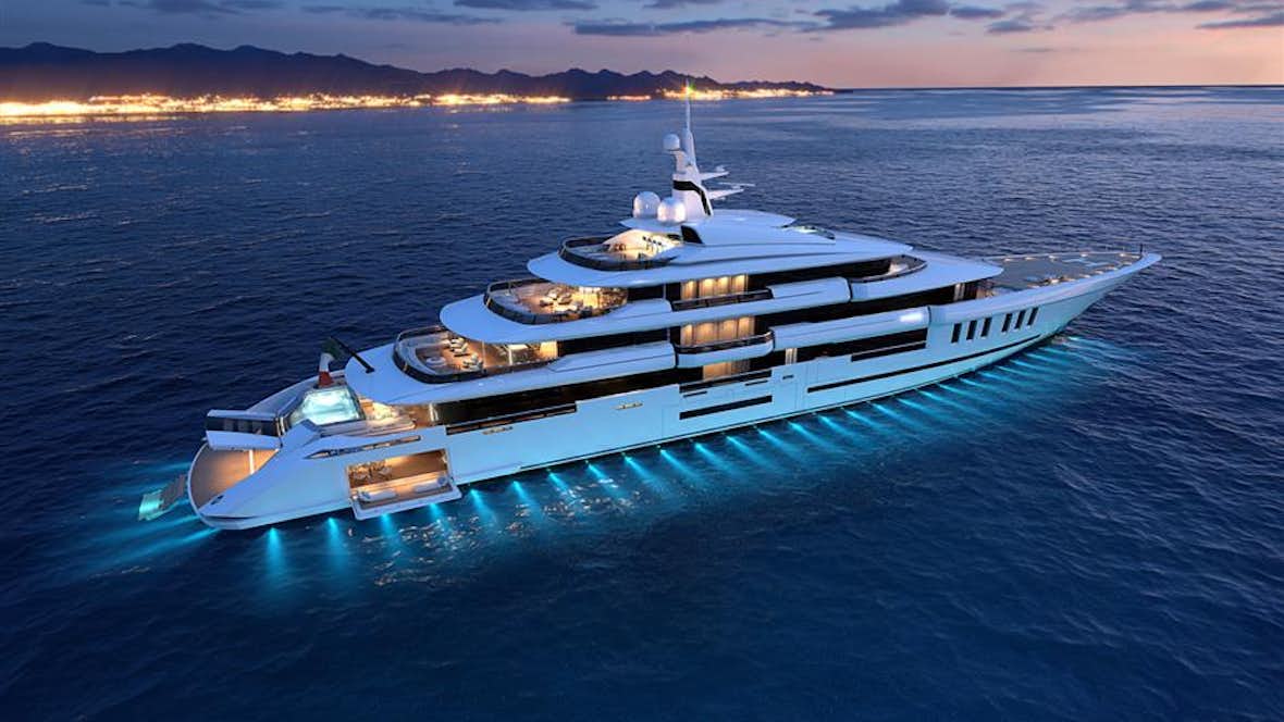 None aboard ISA CUSTOM 80M Yacht for Sale