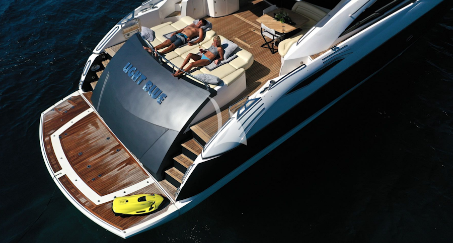 Tendar & Toys for LIGHT BLUE Private Luxury Yacht For charter