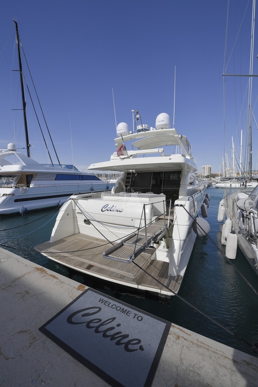 Tendar & Toys for CELINE Private Luxury Yacht For charter