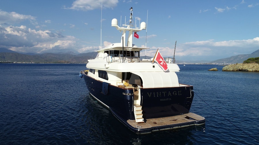 Tendar & Toys for VINTAGE Private Luxury Yacht For charter