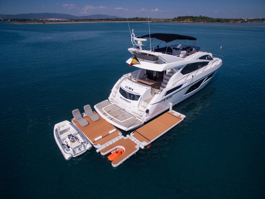 Tendar & Toys for LUMA Private Luxury Yacht For charter