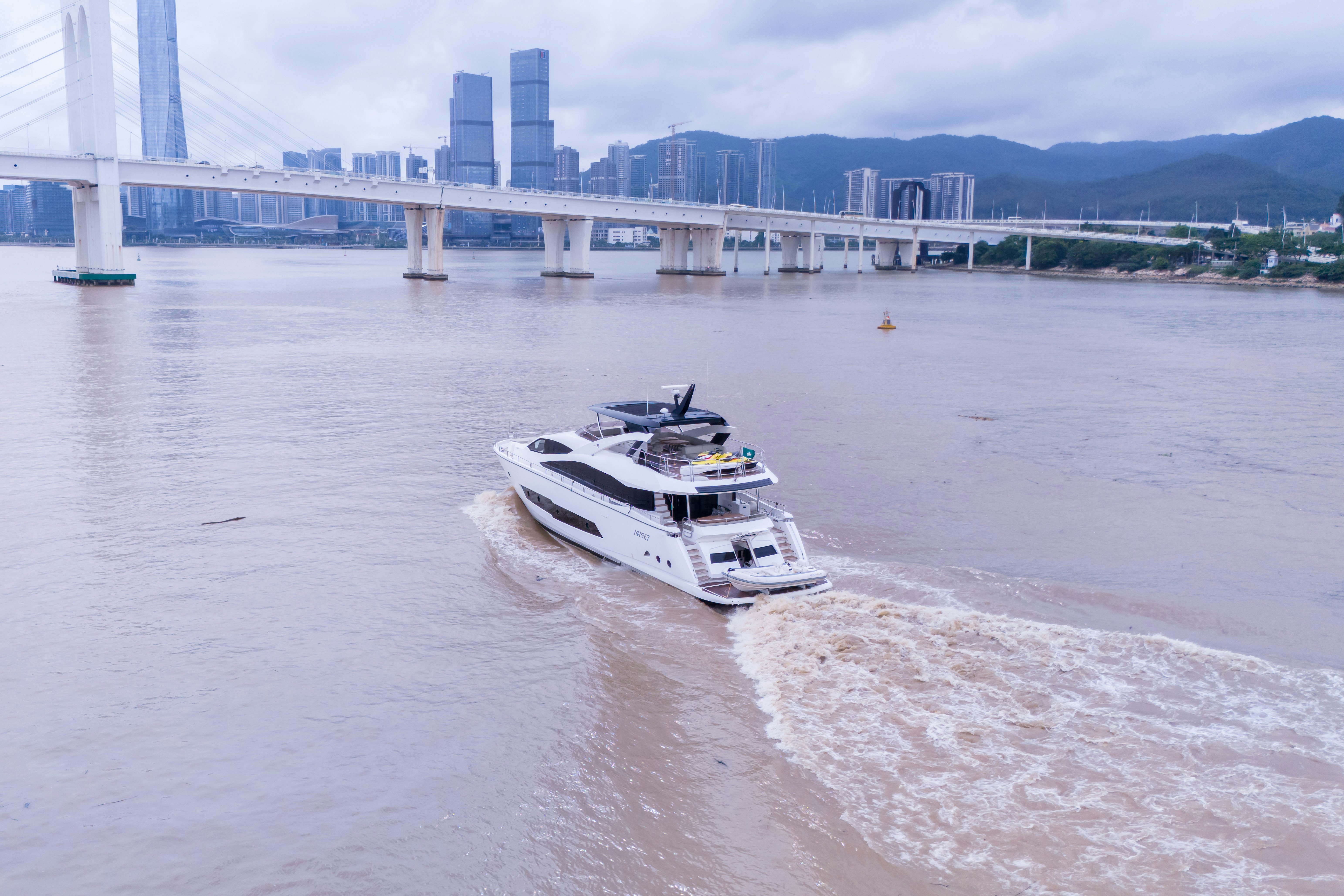 a boat on the water aboard DRAGON Yacht for Sale