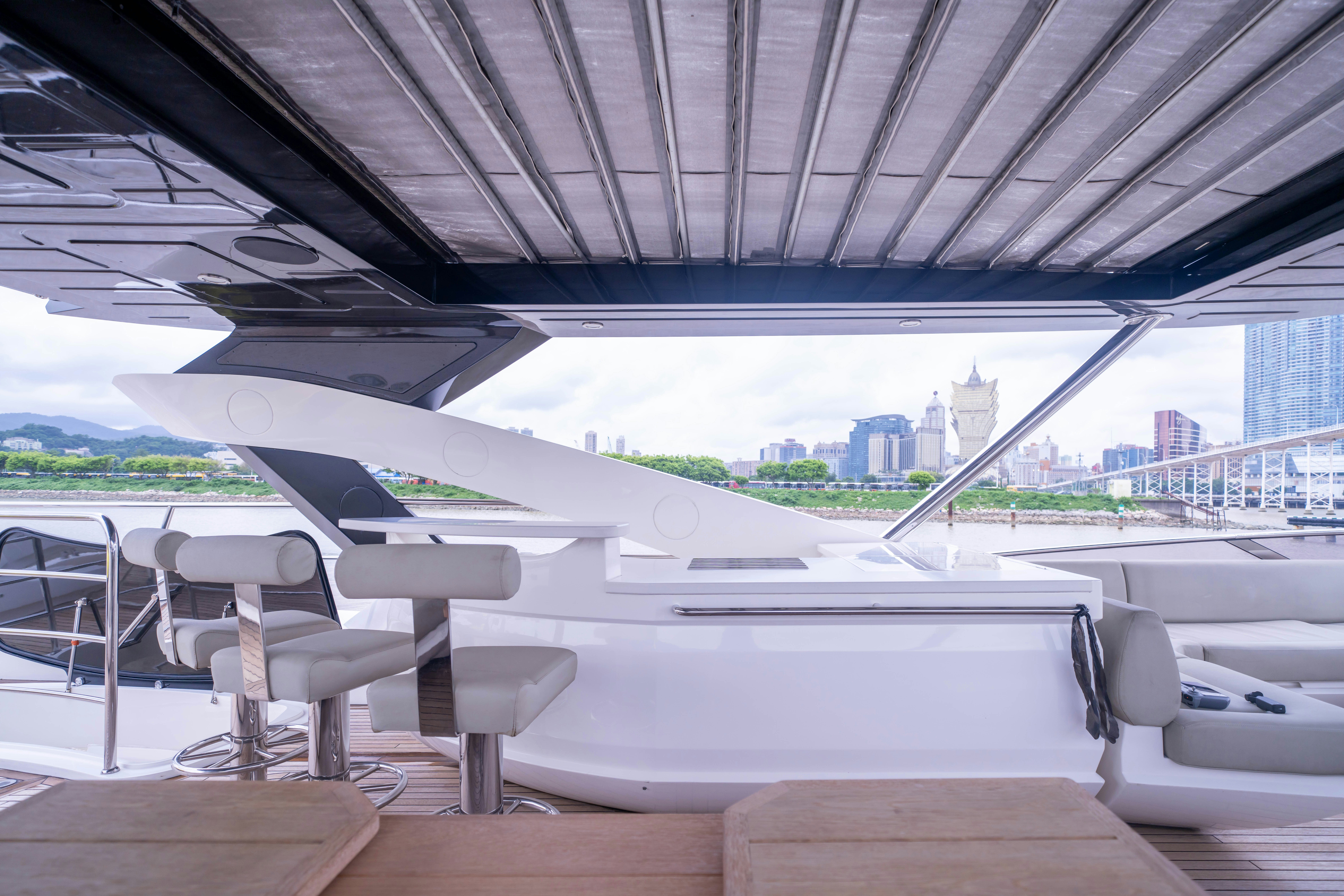 a boat on the water aboard DRAGON Yacht for Sale