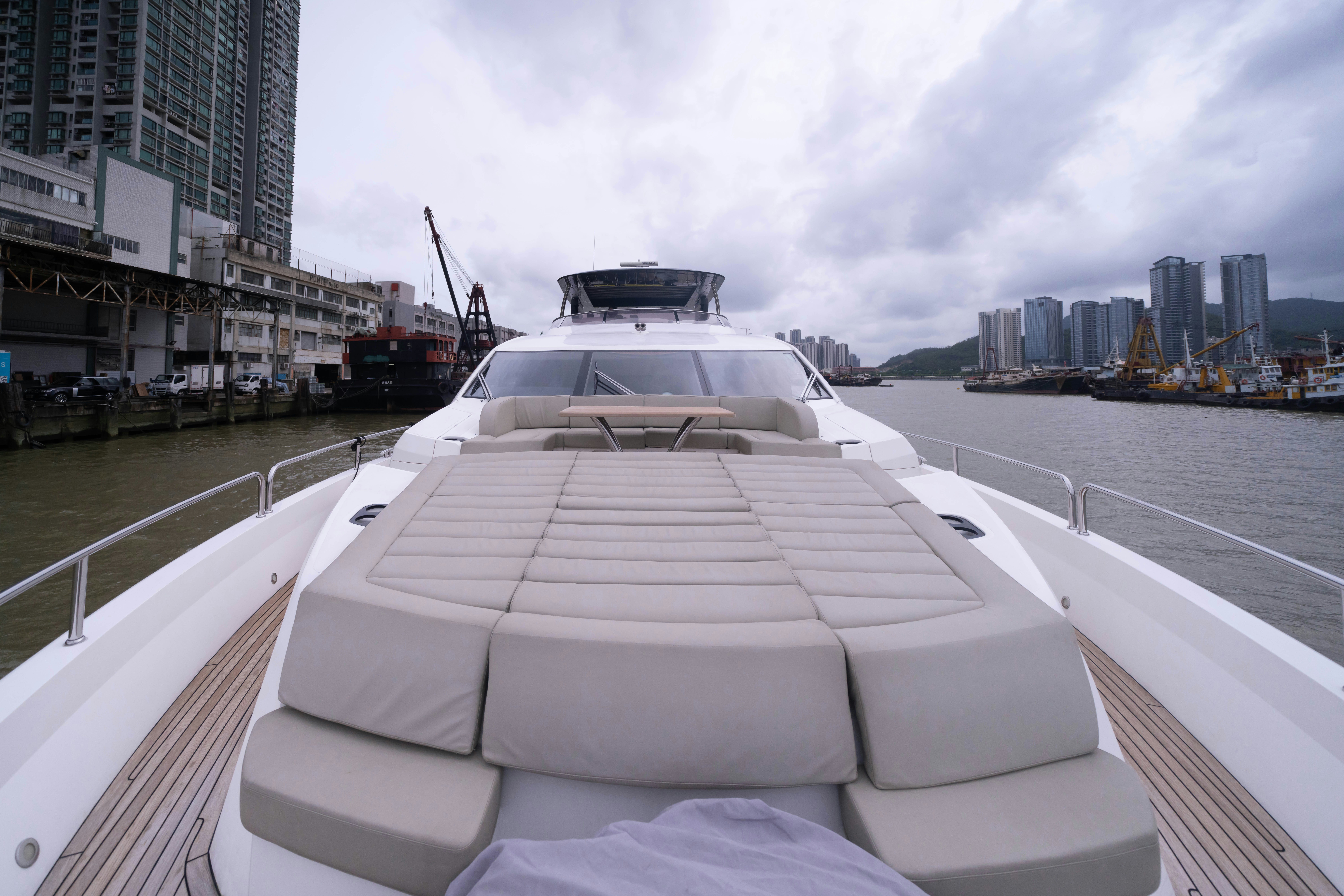 a boat on a body of water aboard DRAGON Yacht for Sale