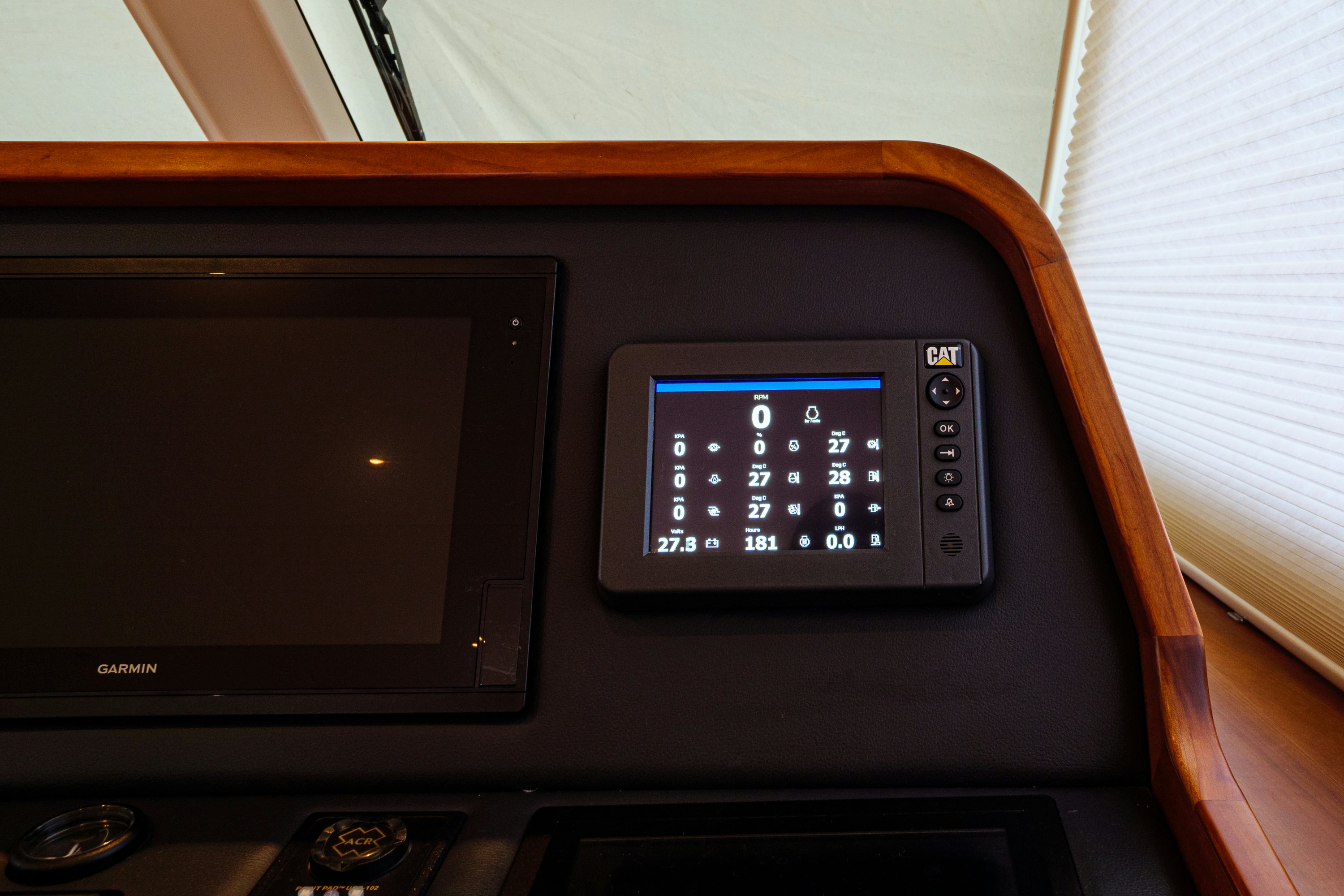 a tv on a shelf aboard FRIVOLOUS Yacht for Sale