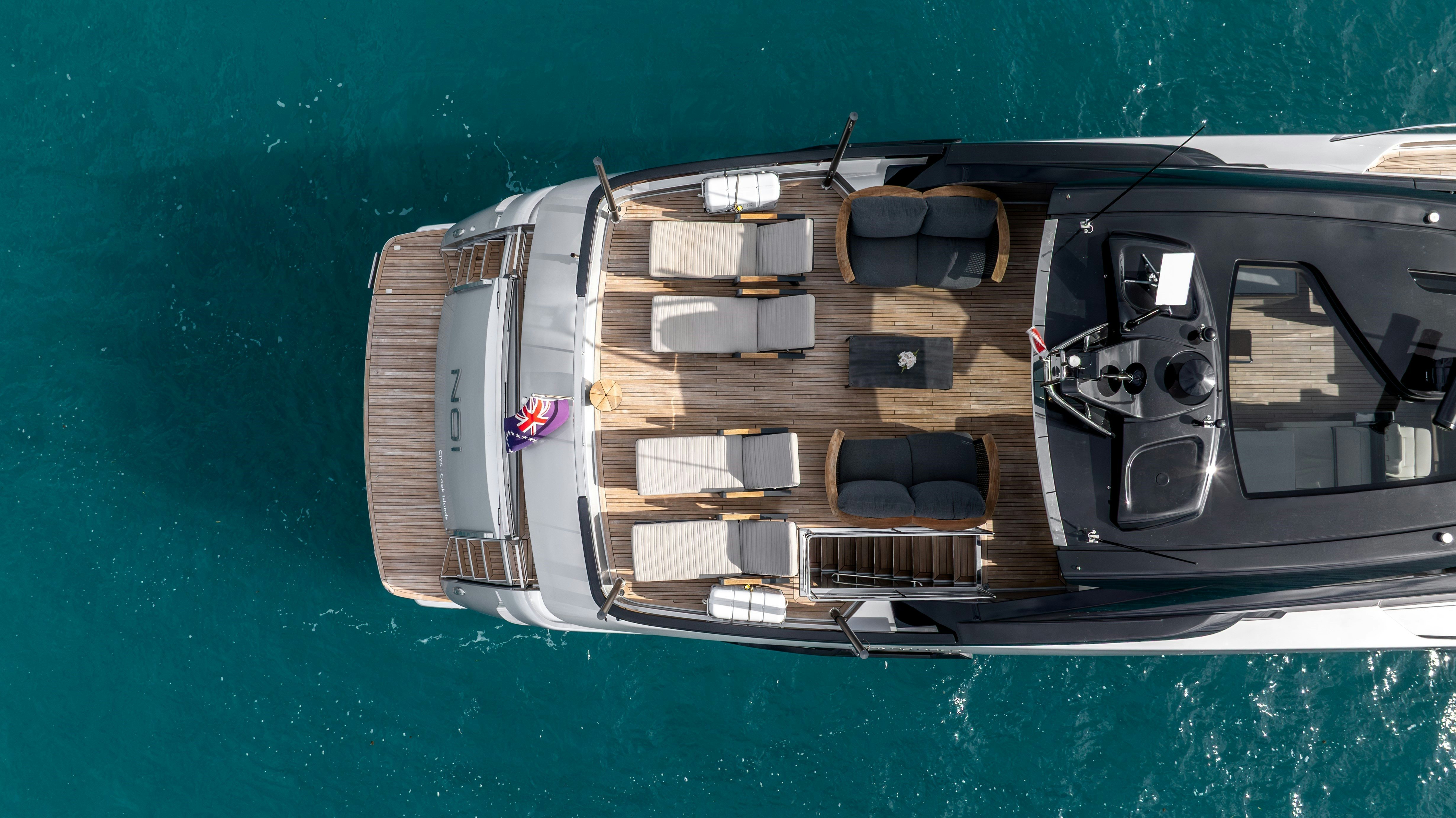a boat on the water aboard NOI Yacht for Sale