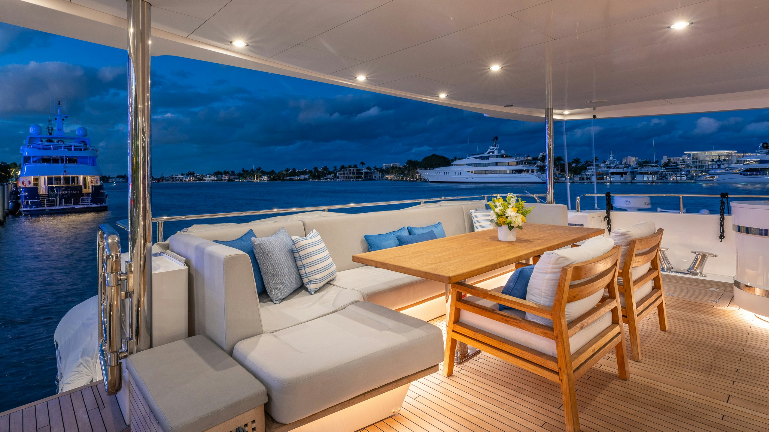 a boat on the water aboard CAPTAIN MORGAN III Yacht for Charter