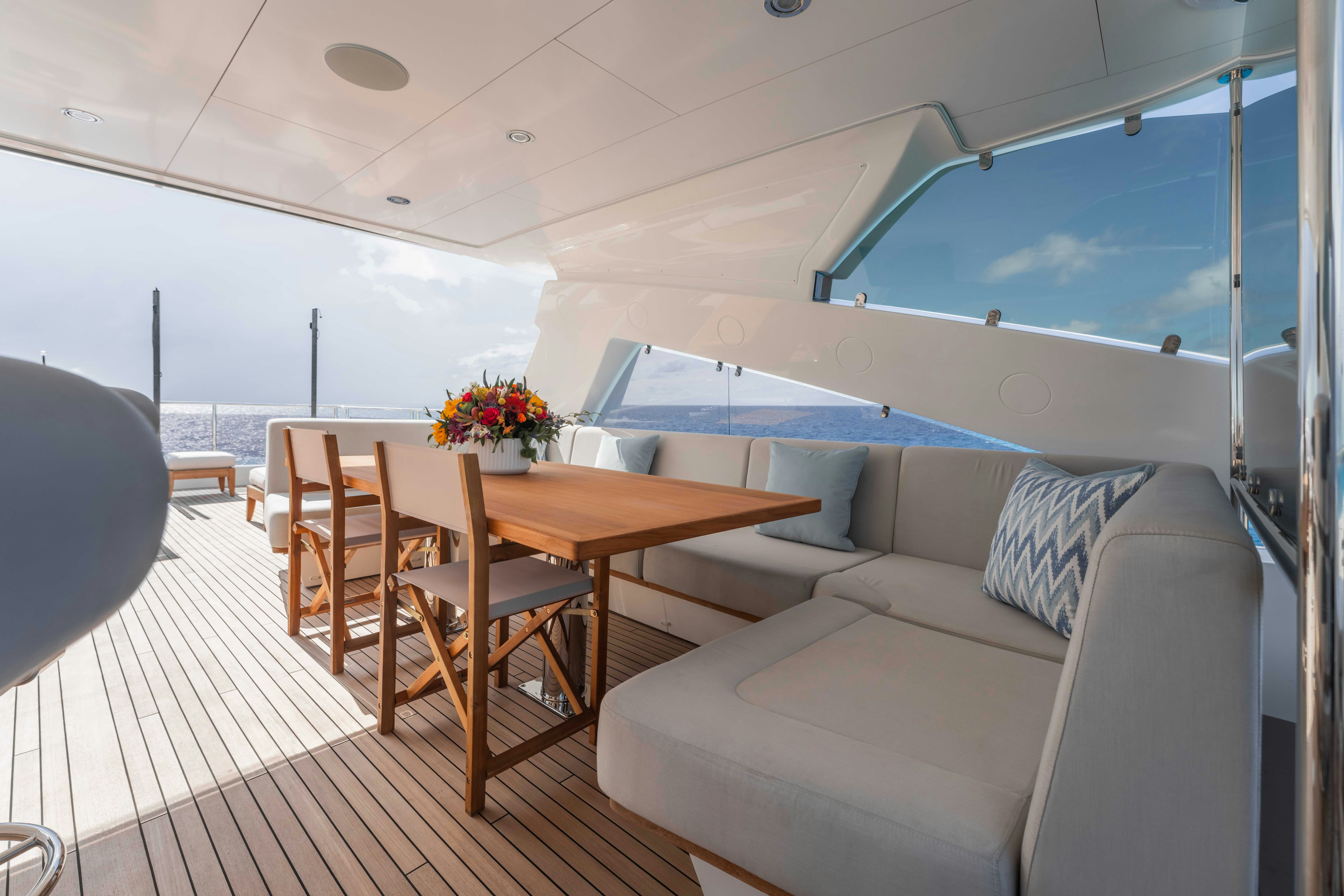 a boat on the water aboard CAPTAIN MORGAN III Yacht for Charter