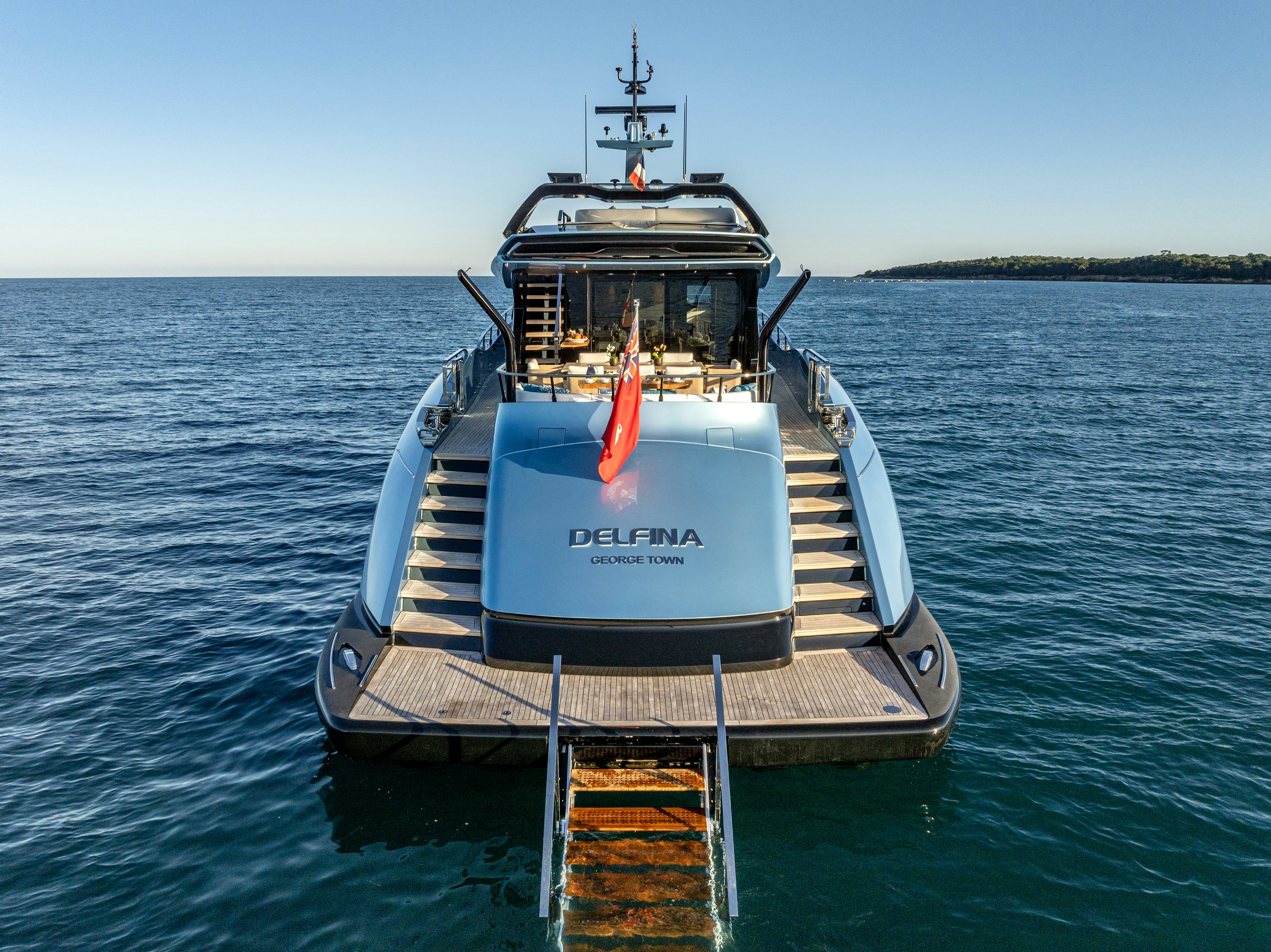 a boat on the water aboard DELFINA Yacht for Sale
