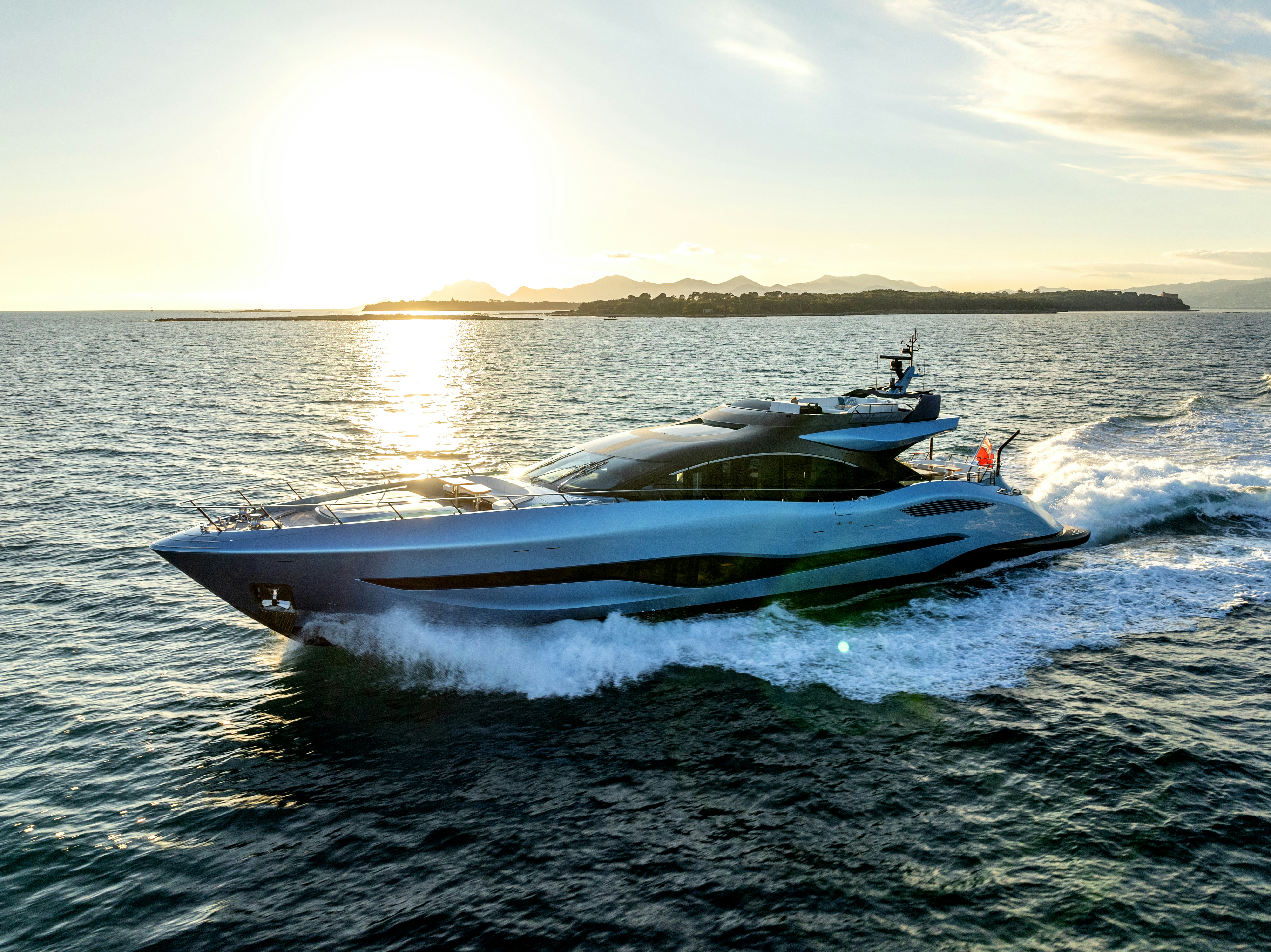 a boat on the water aboard DELFINA Yacht for Sale