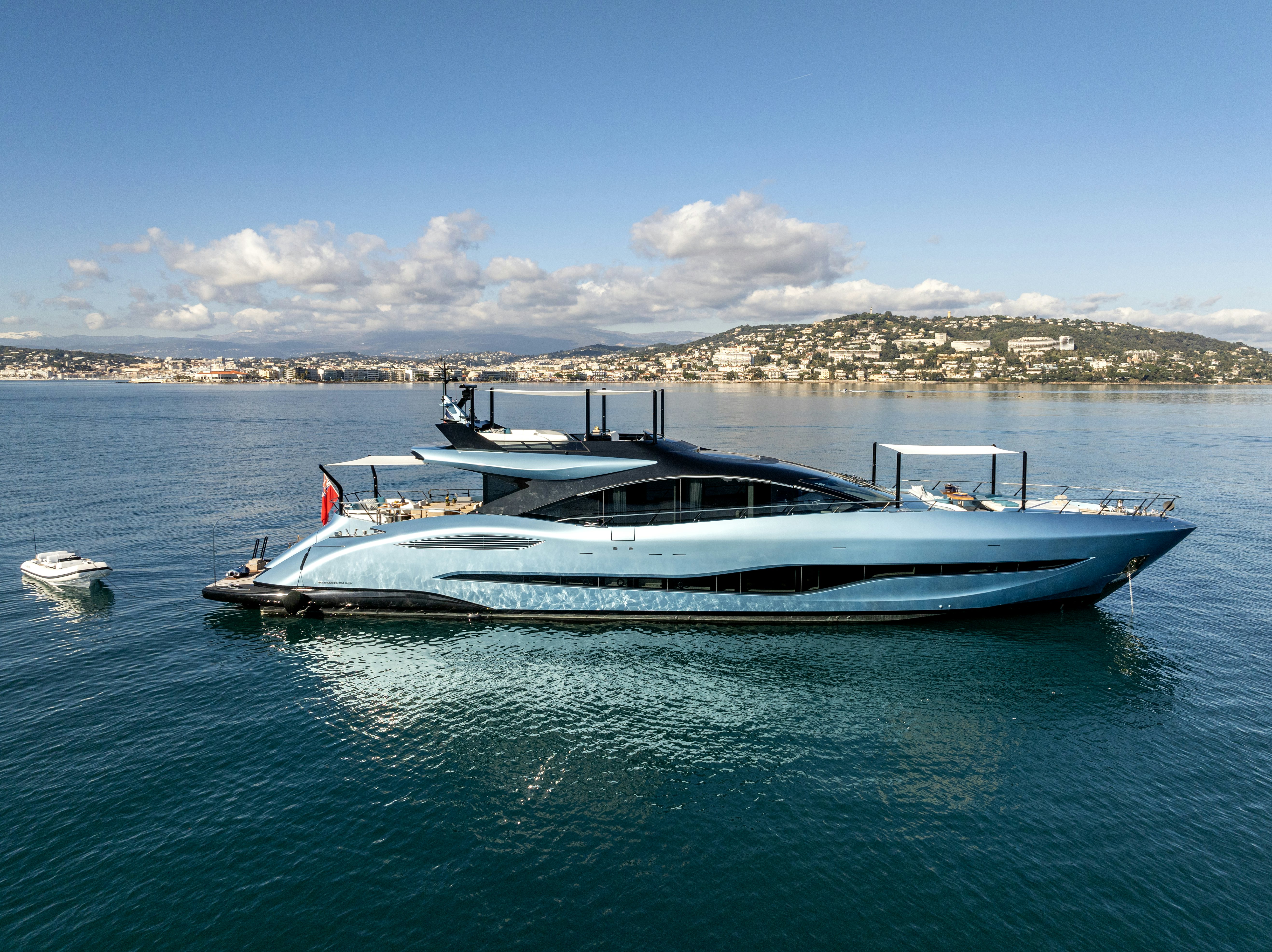 a boat in the water aboard DELFINA Yacht for Sale