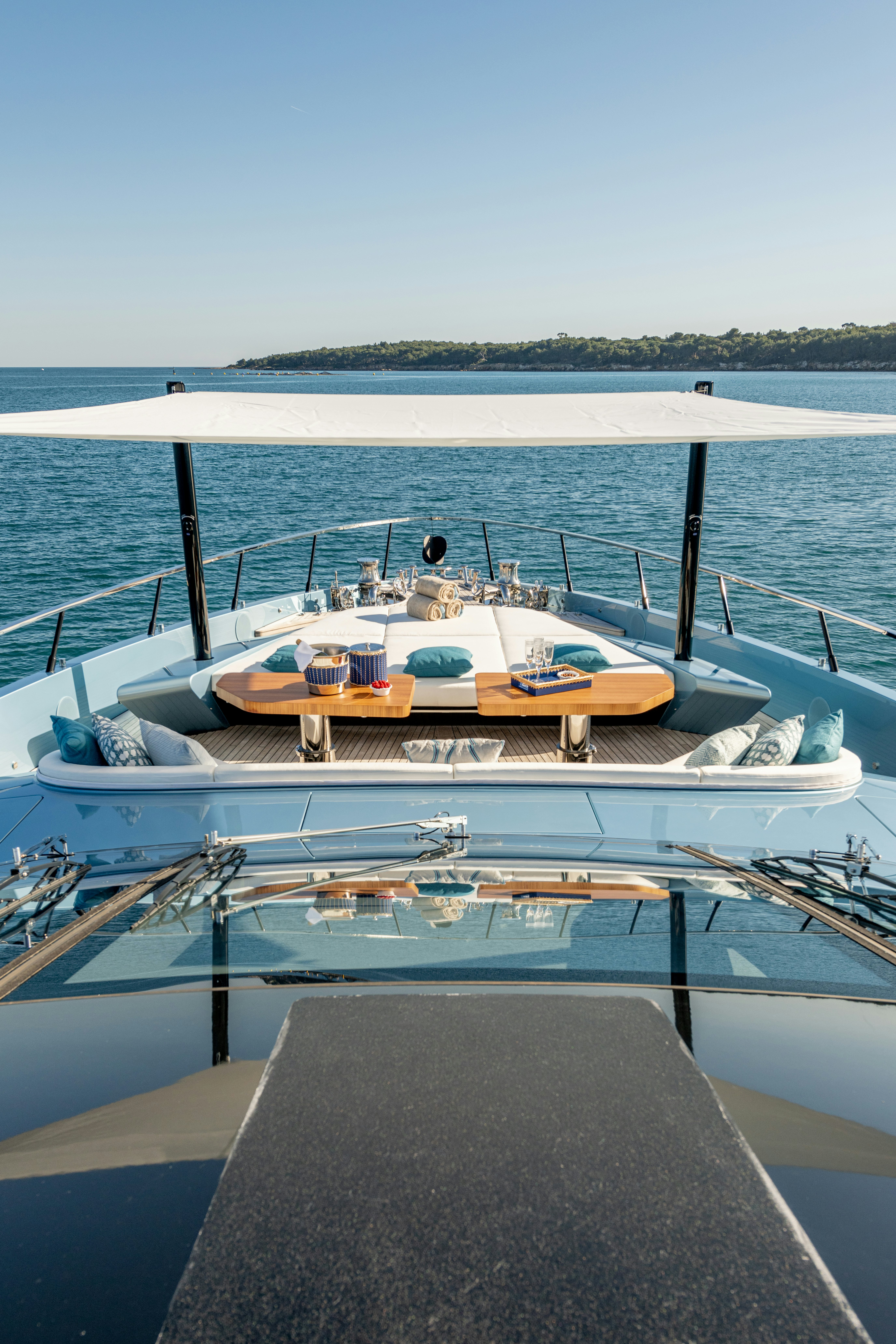 a boat on the water aboard DELFINA Yacht for Sale