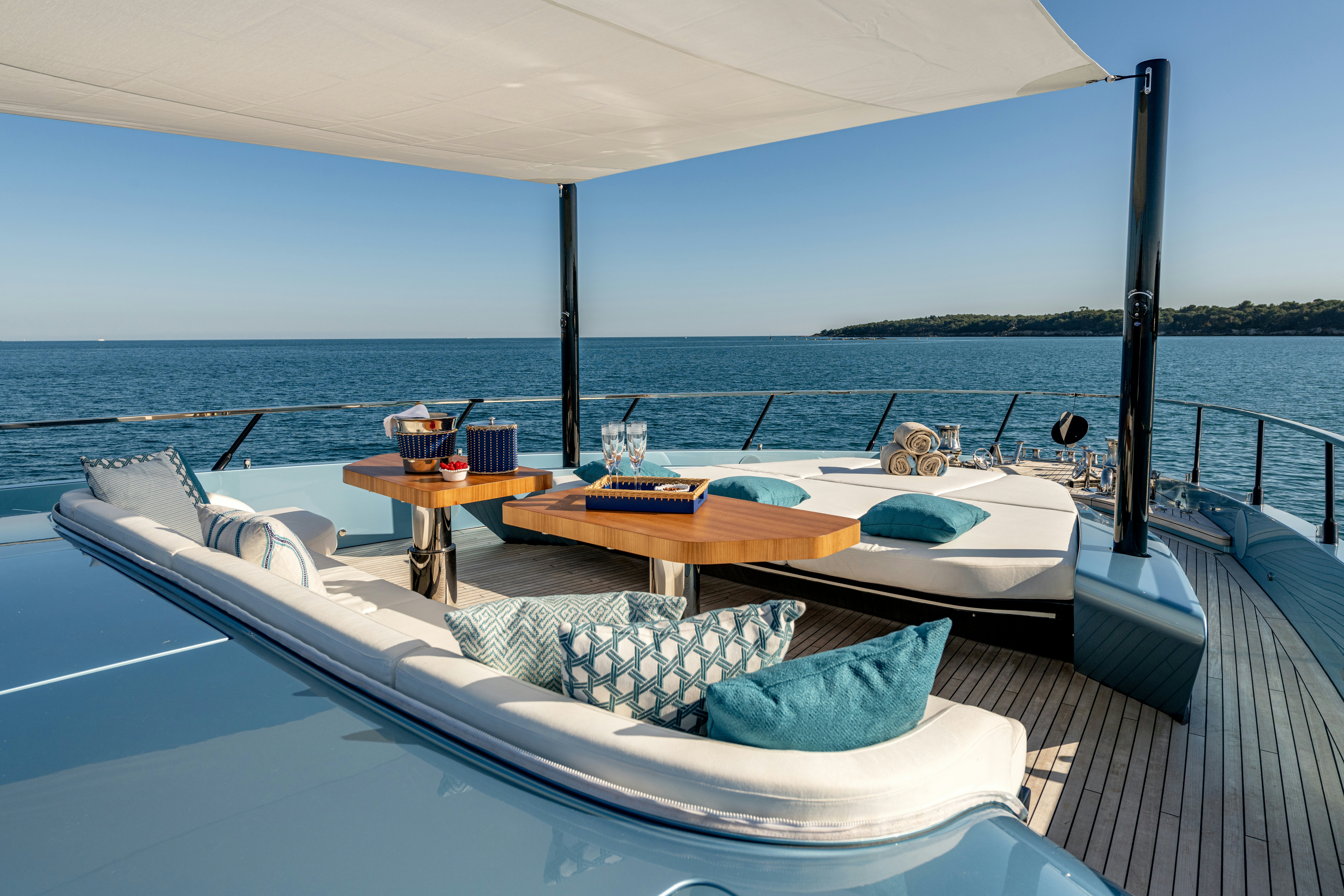 a boat on the water aboard DELFINA Yacht for Sale