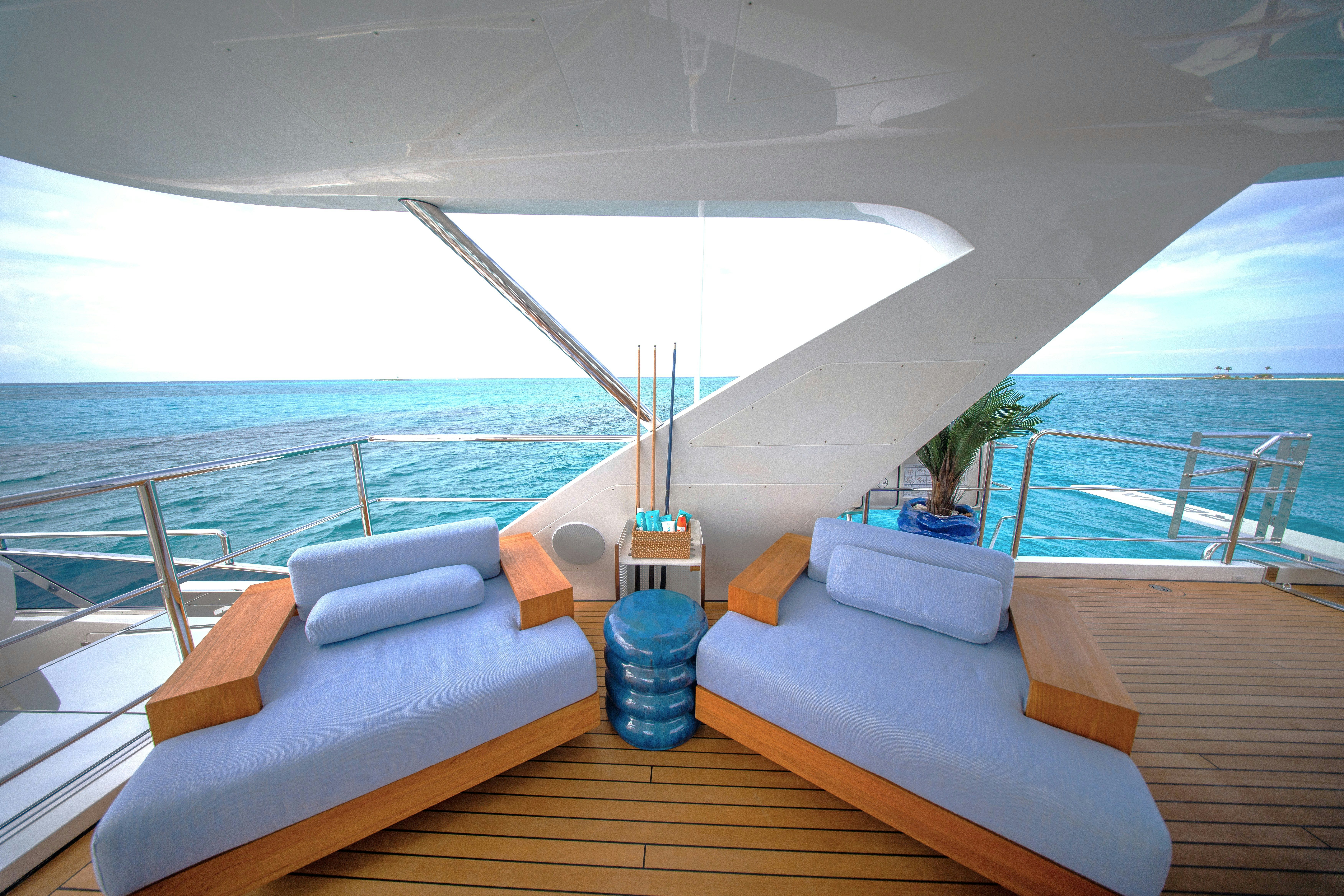 a boat on the water aboard REHAB Yacht for Sale