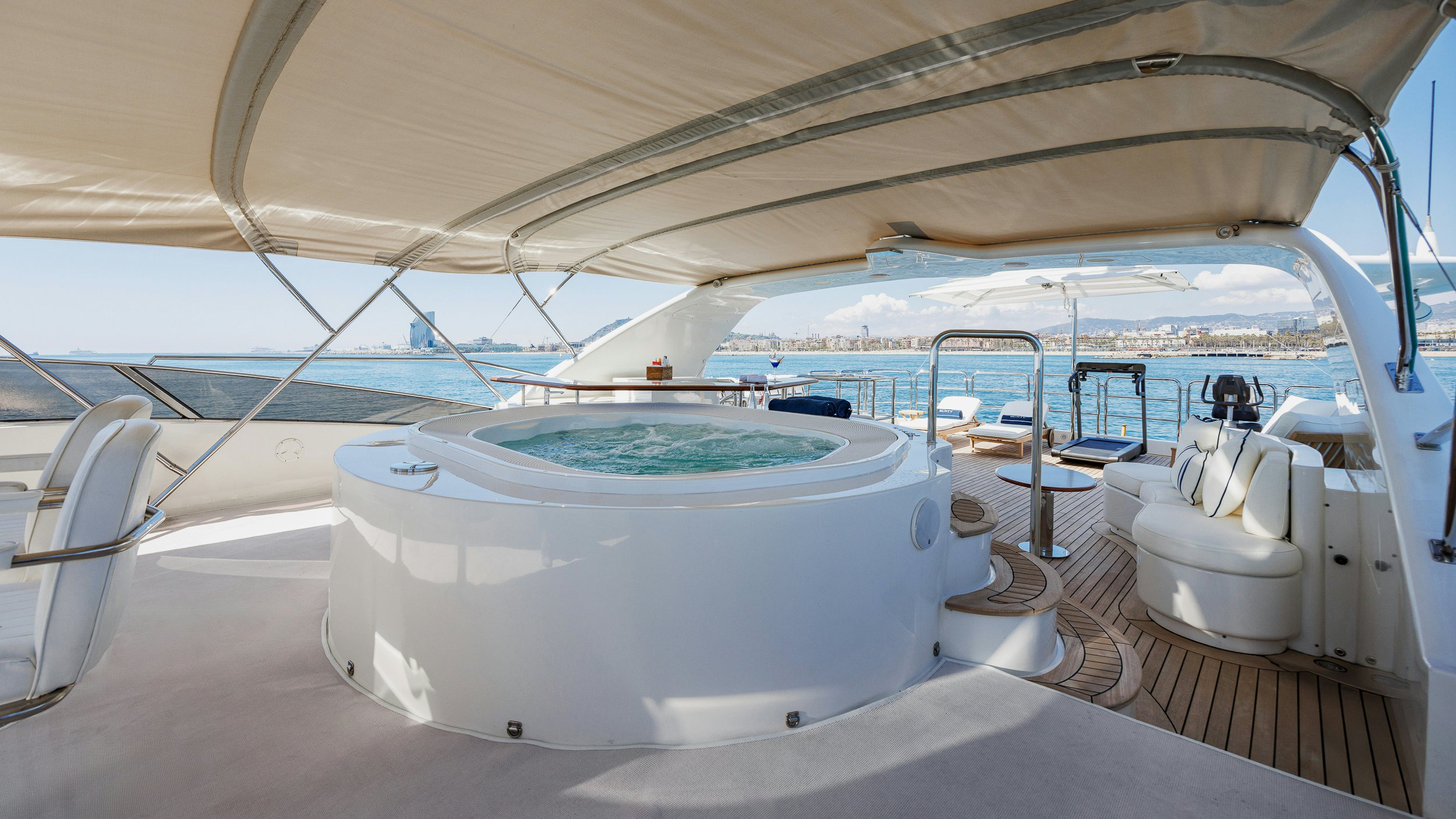 a boat on the water aboard BUNTY Yacht for Sale