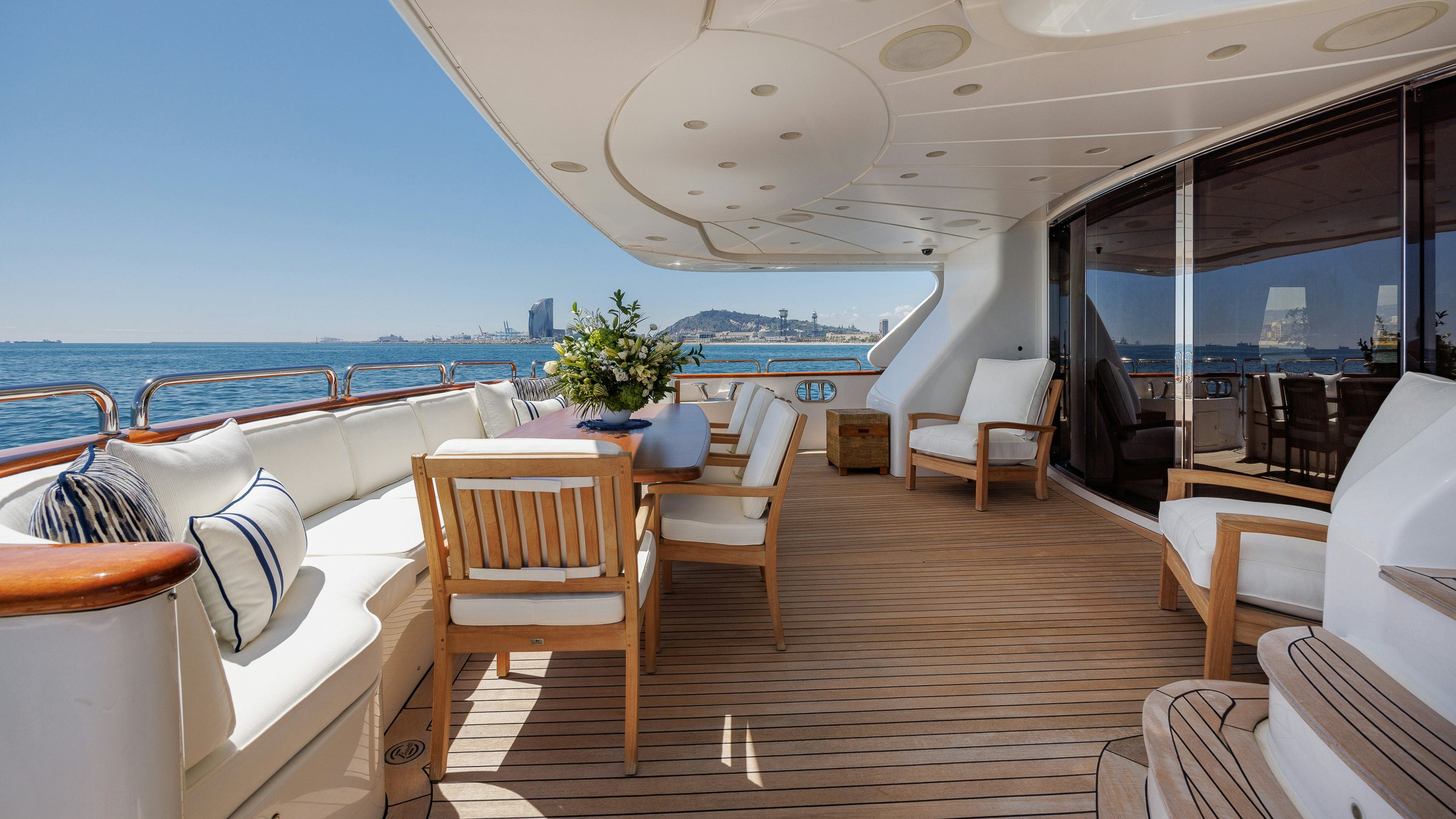 a boat on the water aboard BUNTY Yacht for Sale