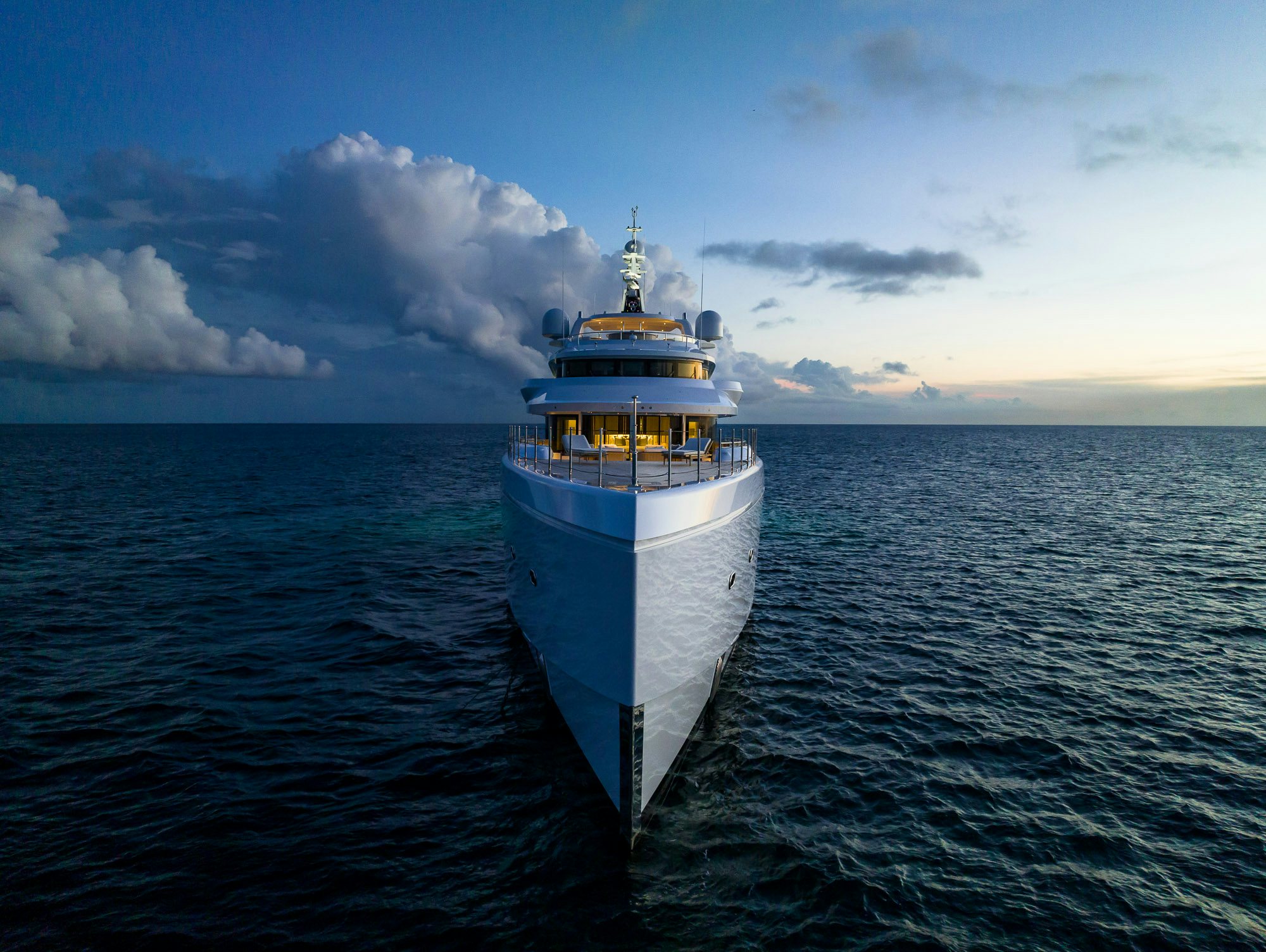 a ship in the water aboard CALEX Yacht for Charter