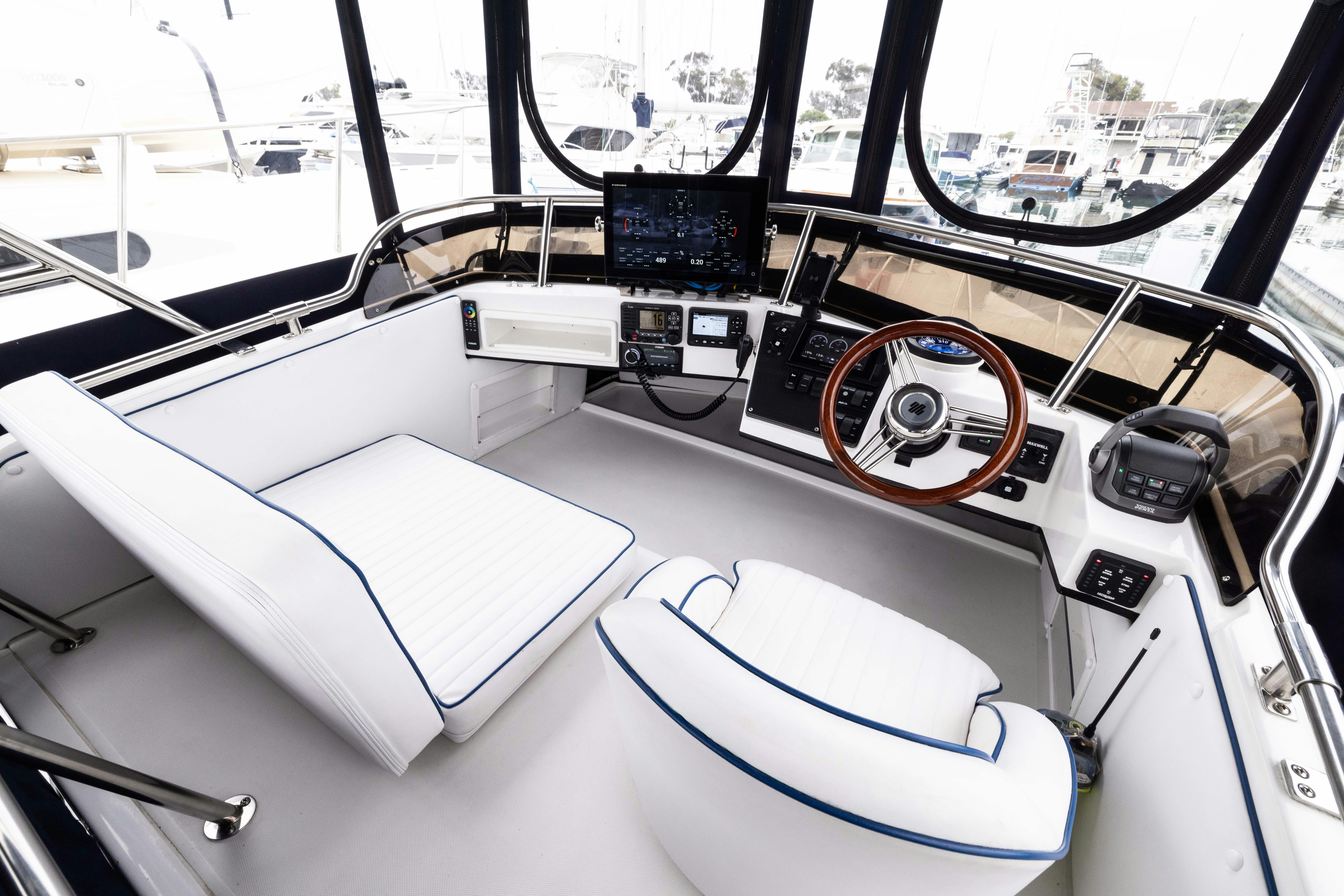 inside of a boat aboard 5TH KID Yacht for Sale