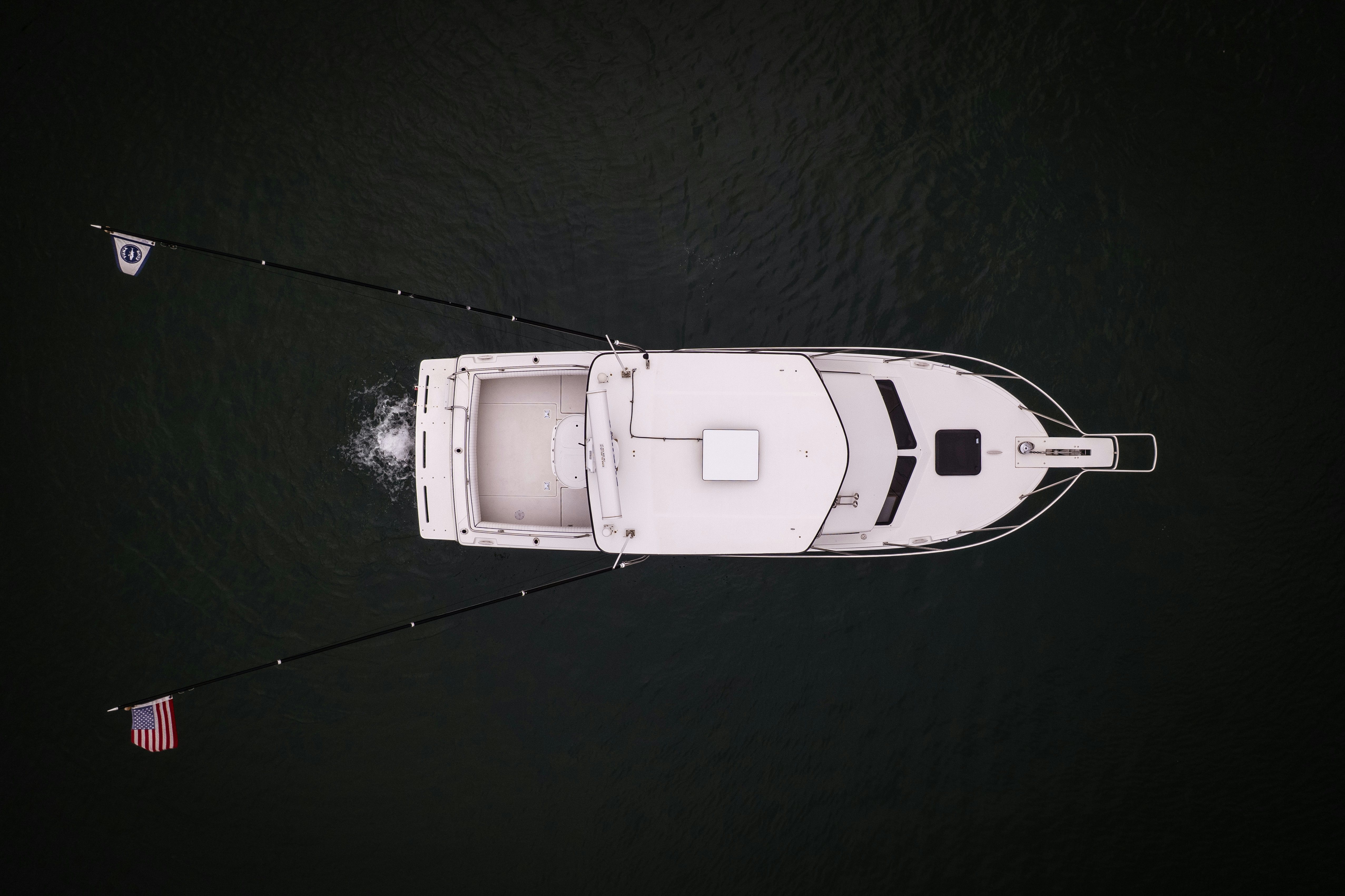 a white object with a number on it aboard 5TH KID Yacht for Sale