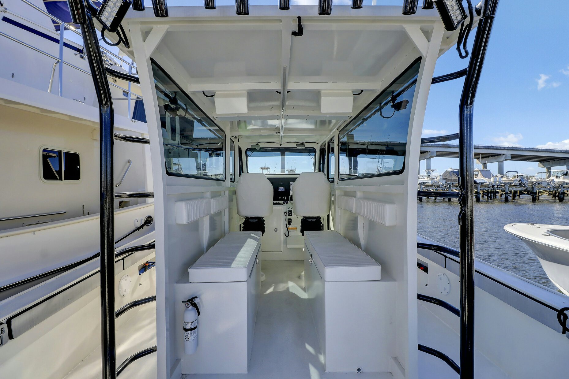 inside of a boat aboard OUR TRADE Yacht for Sale