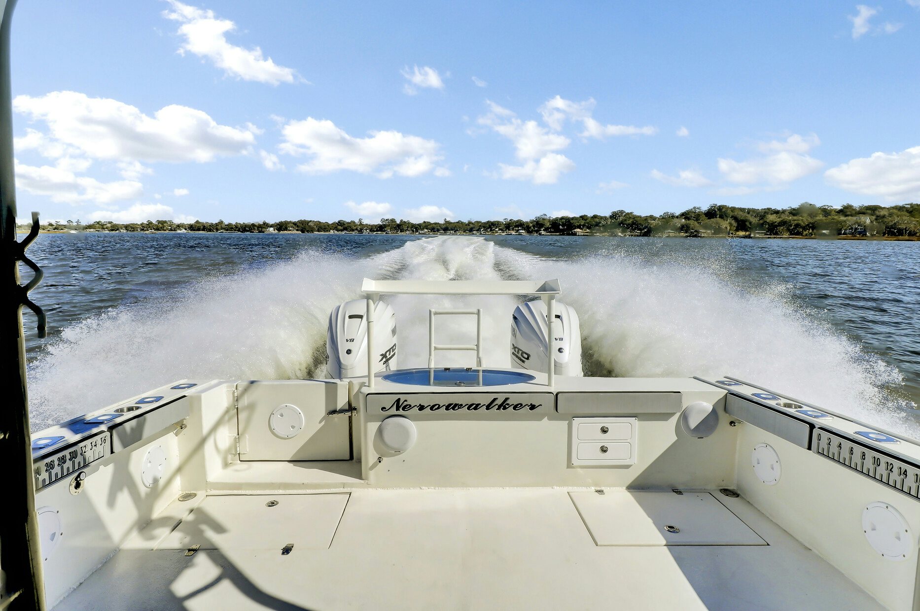 a boat on the water aboard OUR TRADE Yacht for Sale