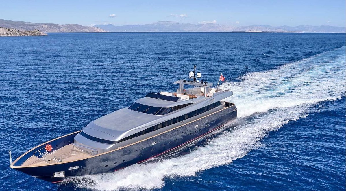 a ship on the water aboard AMICI PER SEMPRE Yacht for Charter