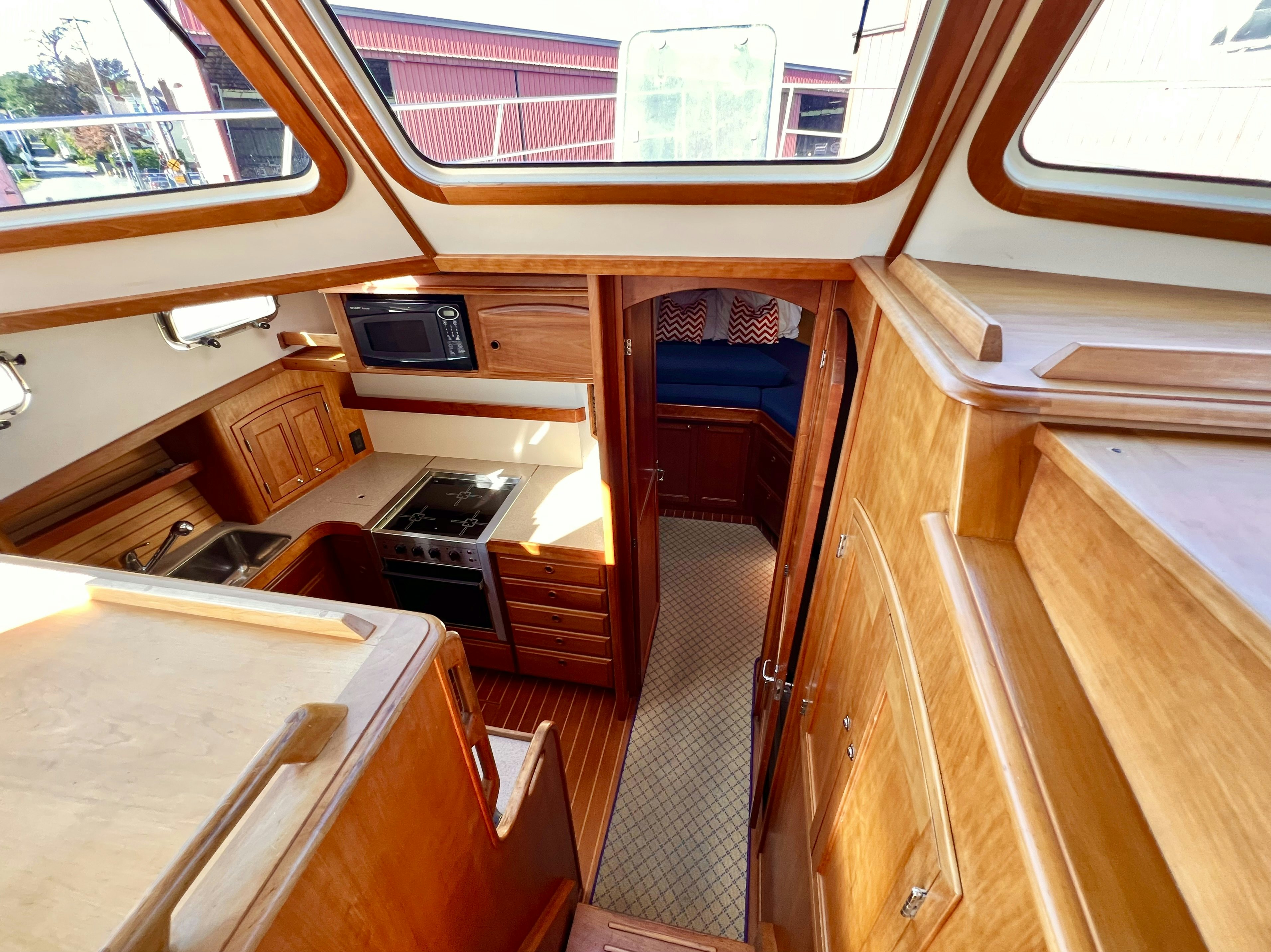 inside of a vehicle aboard SWAMP FOX Yacht for Sale