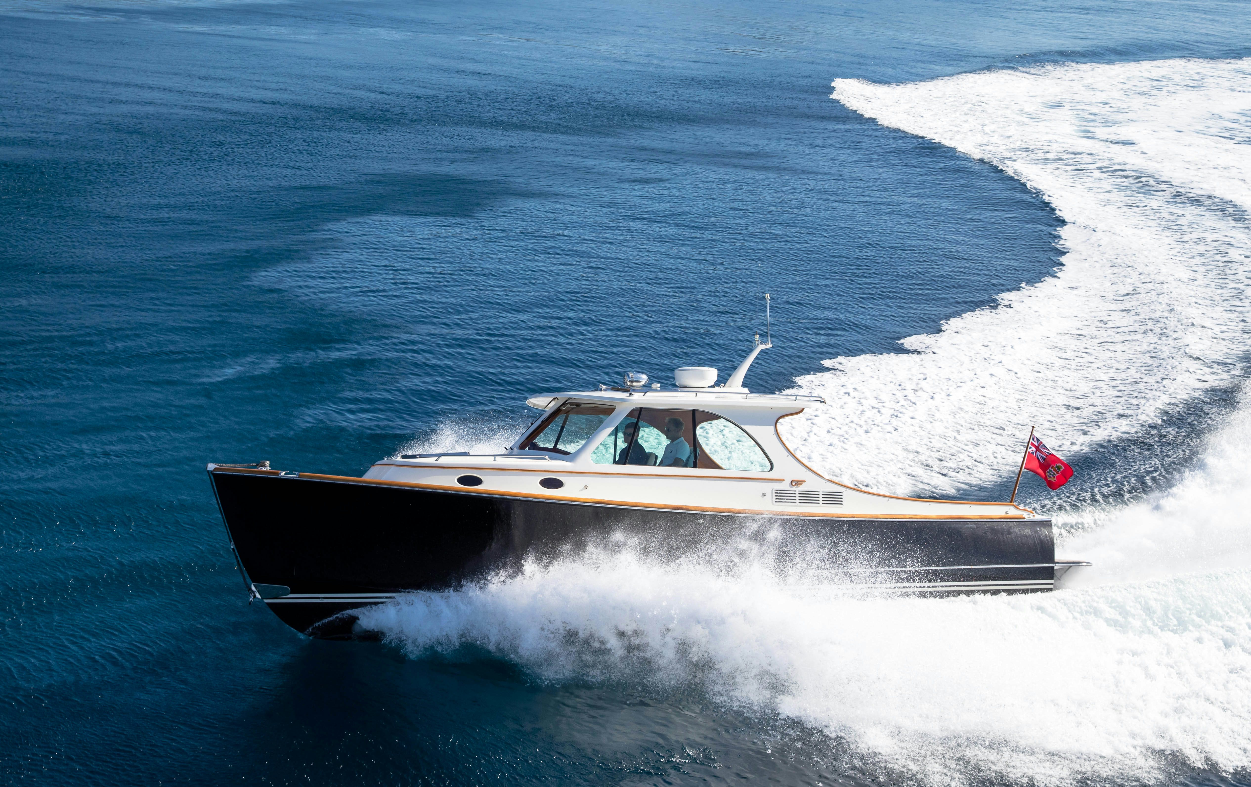 a boat in the water aboard STARFIRE Yacht for Charter
