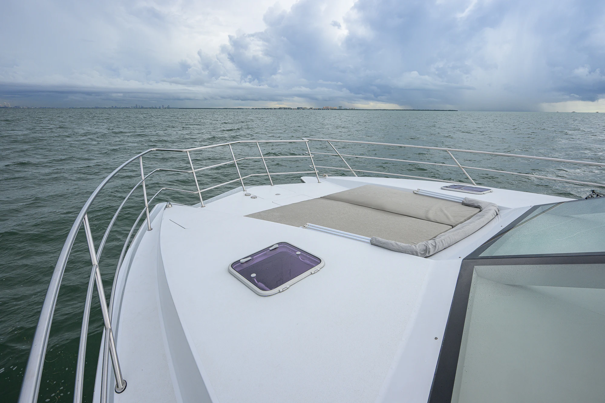a boat on the water aboard TURQUOISE Yacht for Sale