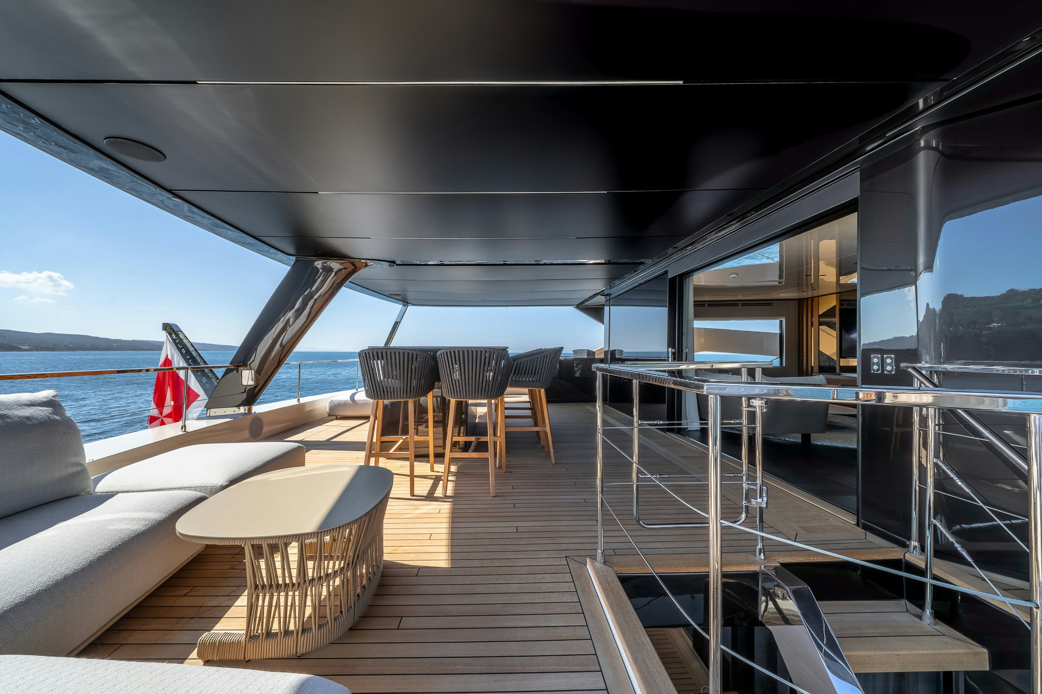a boat on the water aboard ACALI Yacht for Sale