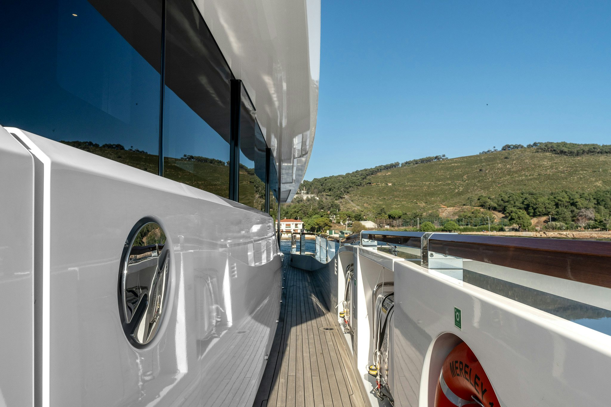 a boat on a body of water aboard MERELEY I Yacht for Sale