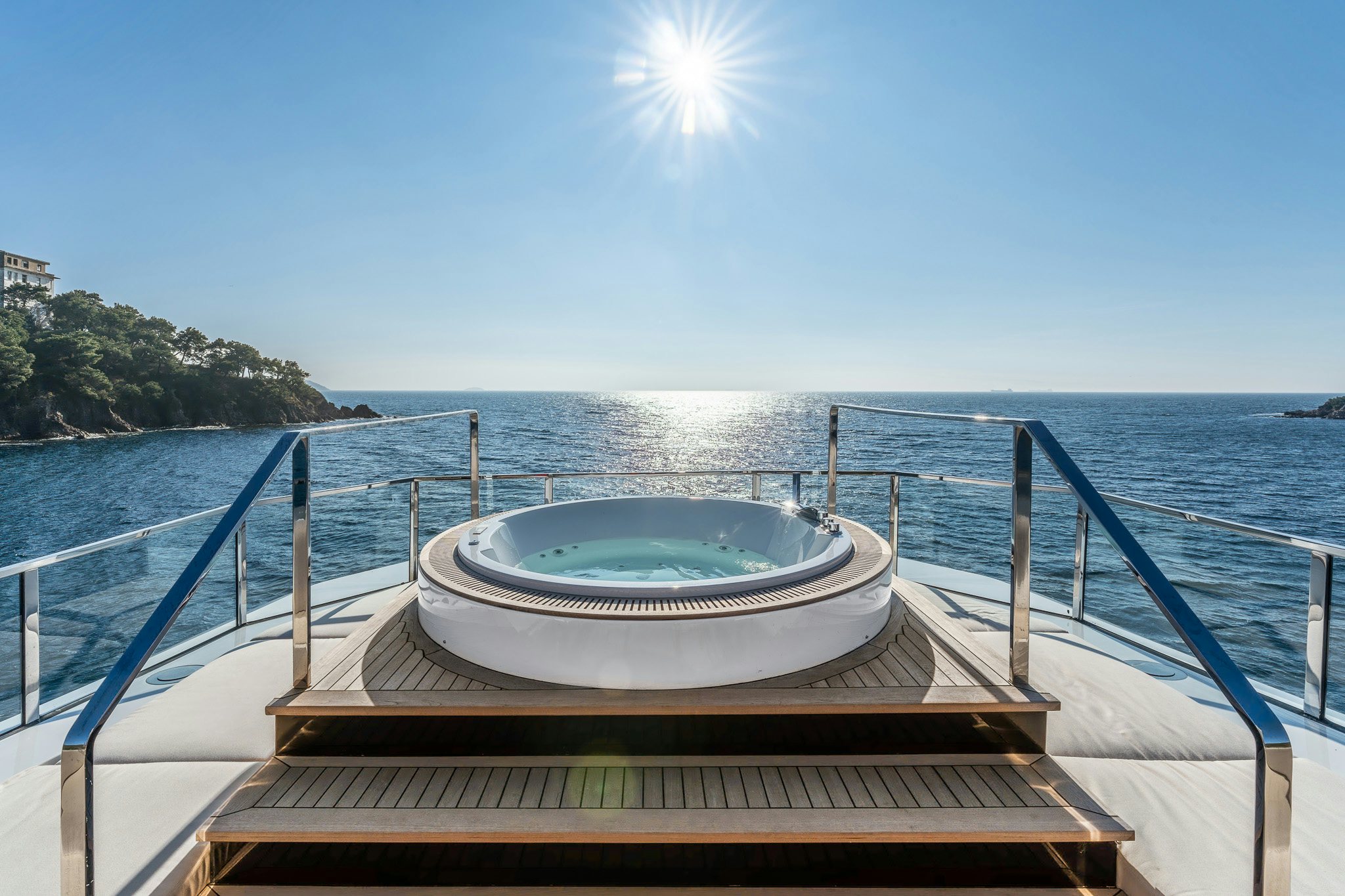 a boat on the water aboard MERELEY I Yacht for Sale