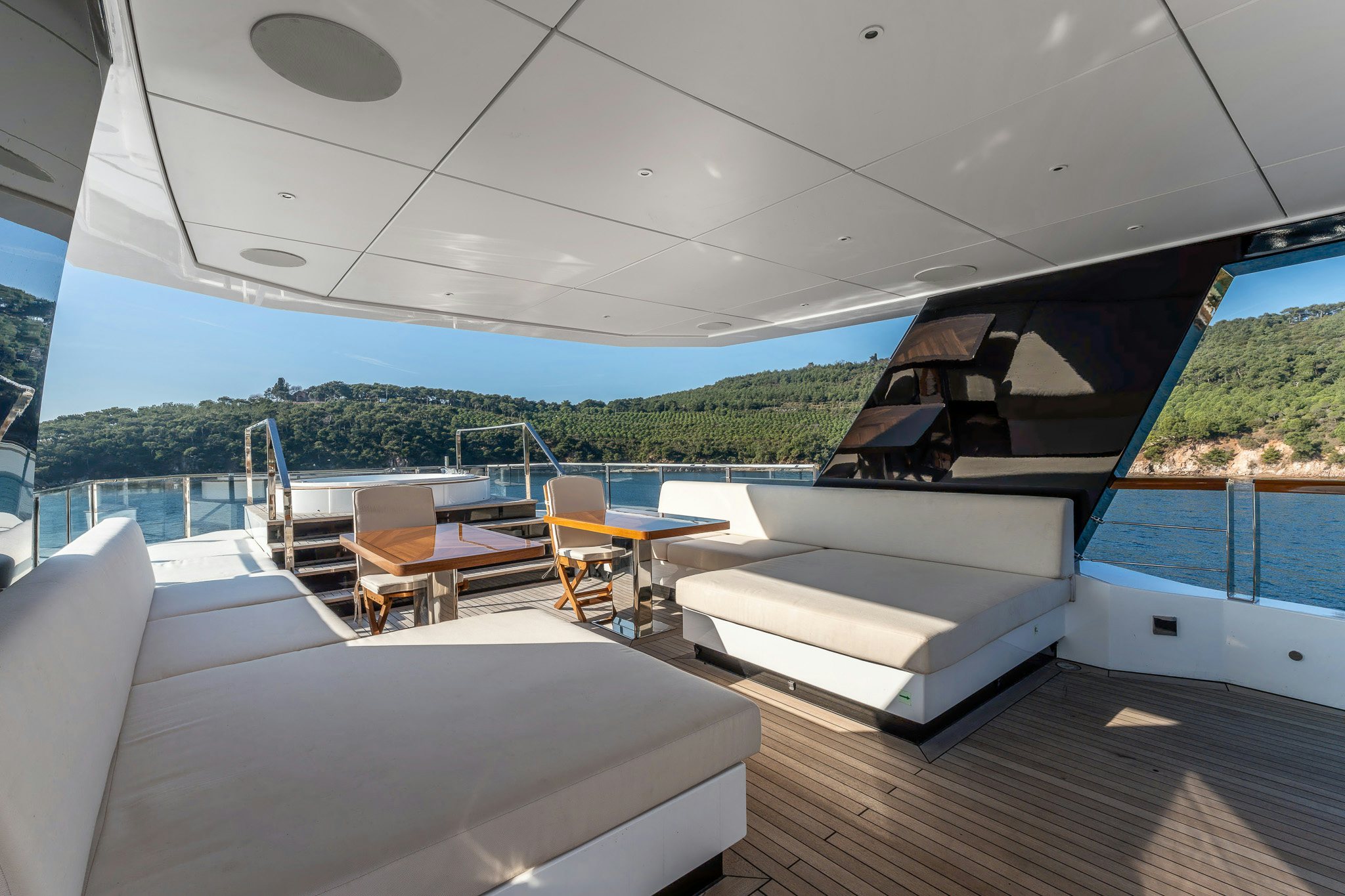 a boat on the water aboard MERELEY I Yacht for Sale