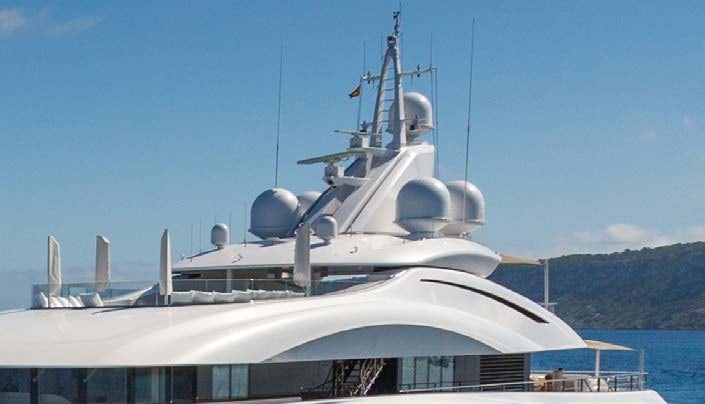 a large white boat with a propeller aboard LADY LARA Yacht for Sale