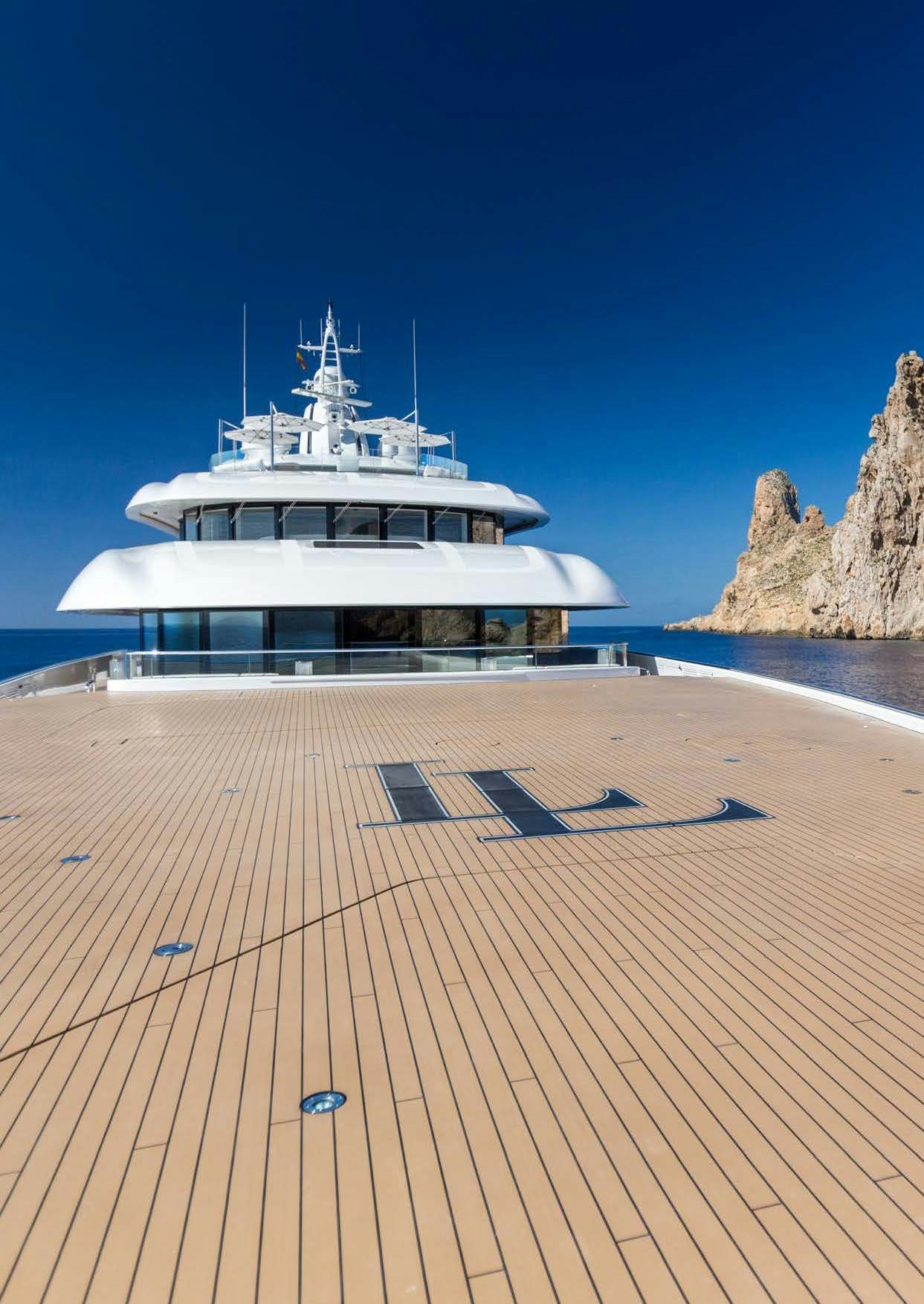 a boat on a beach aboard LADY LARA Yacht for Sale