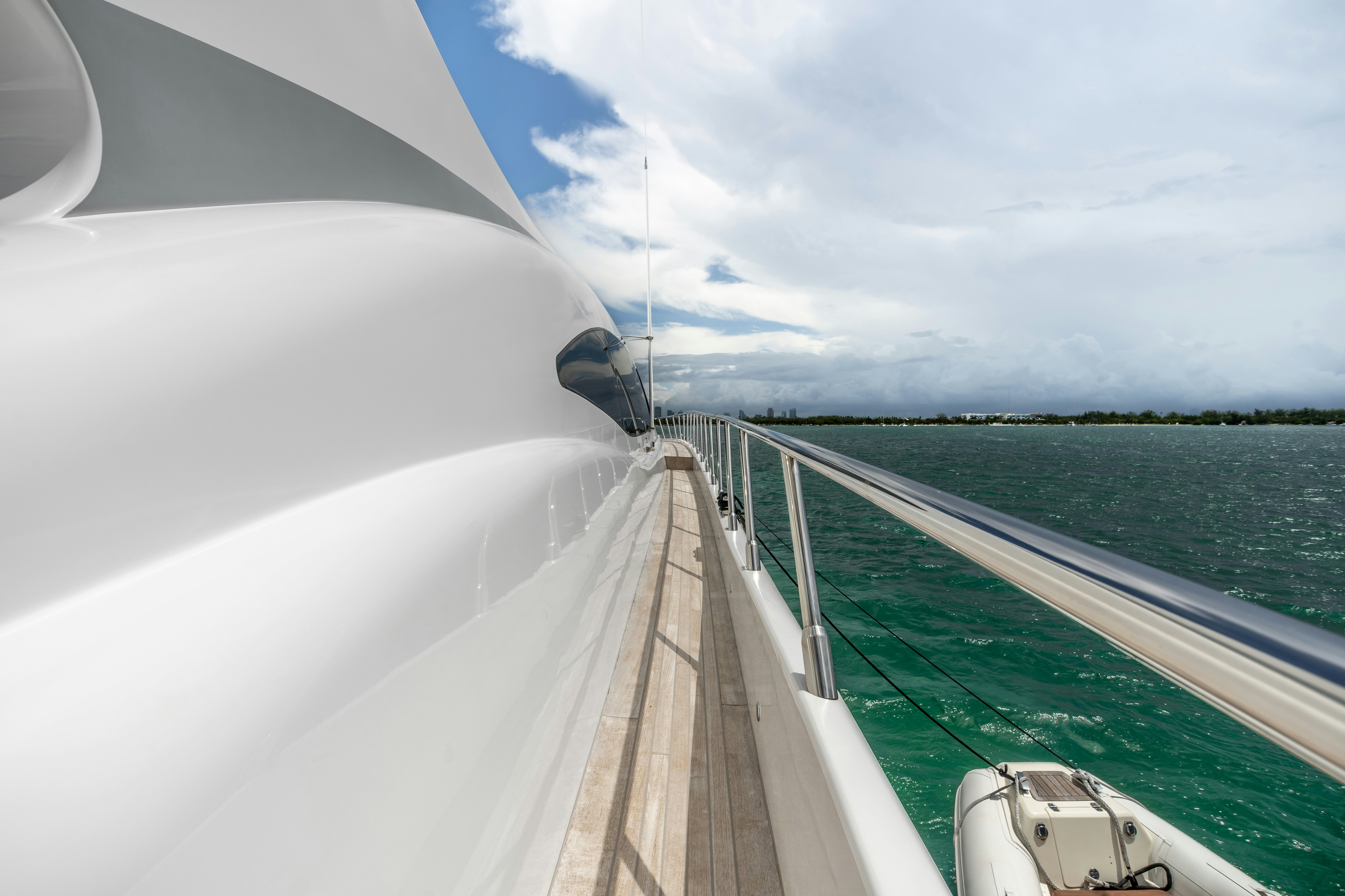 a boat on the water aboard TOTAL Yacht for Sale