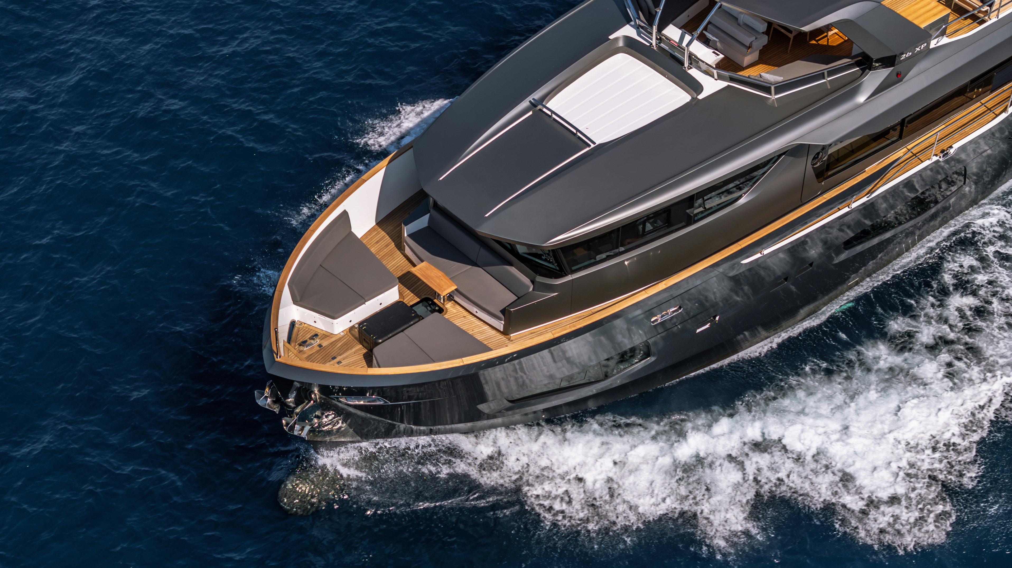 a boat on the water aboard MAORIA Yacht for Sale