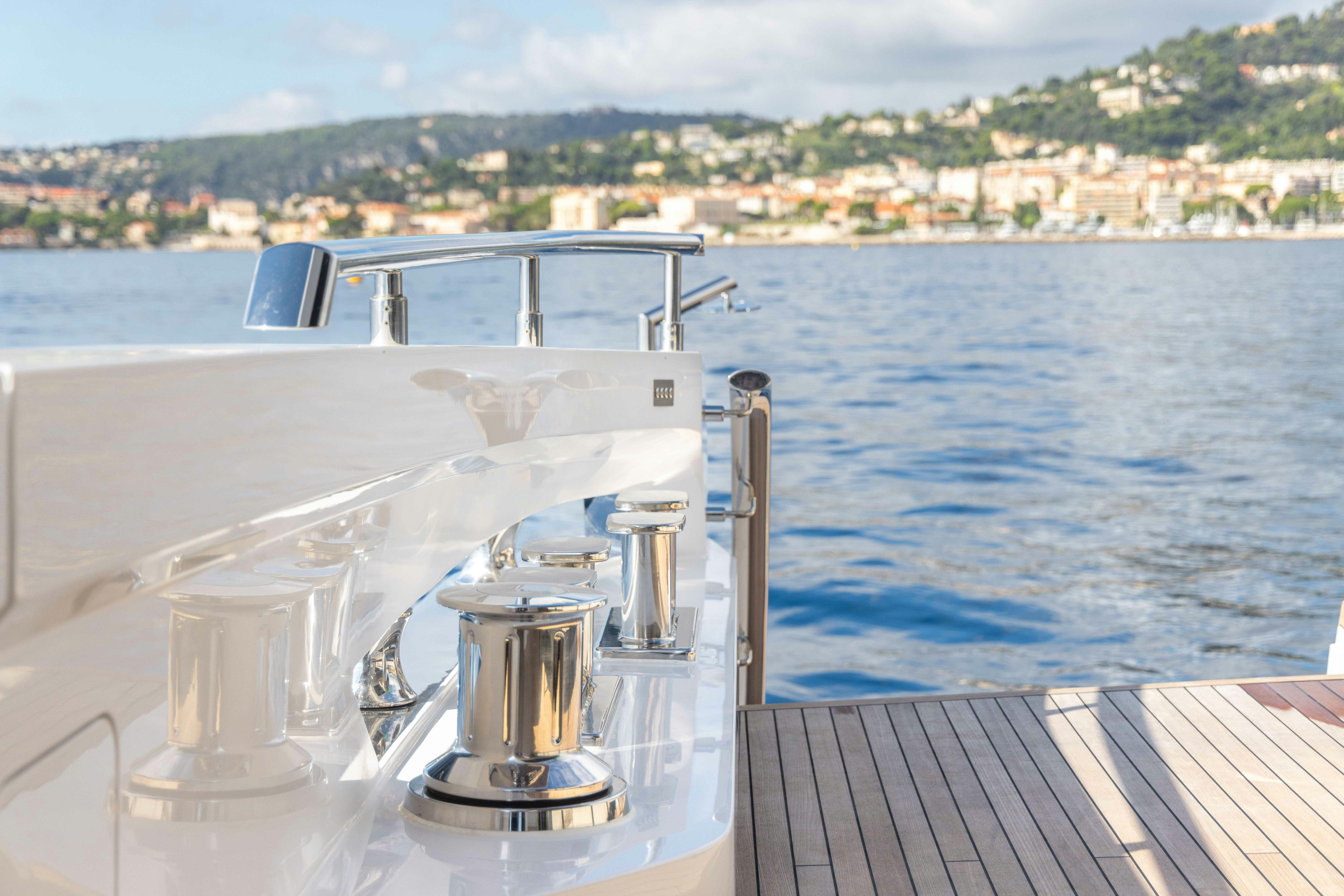 a boat on the water aboard OCEAN KING DUCALE 120 Yacht for Sale