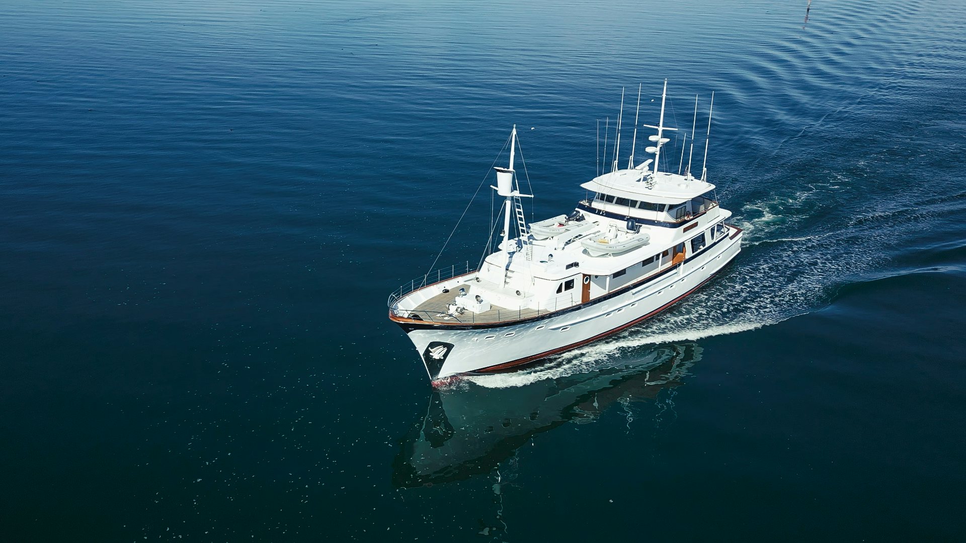 a boat in the water aboard NORDIC STAR Yacht for Sale