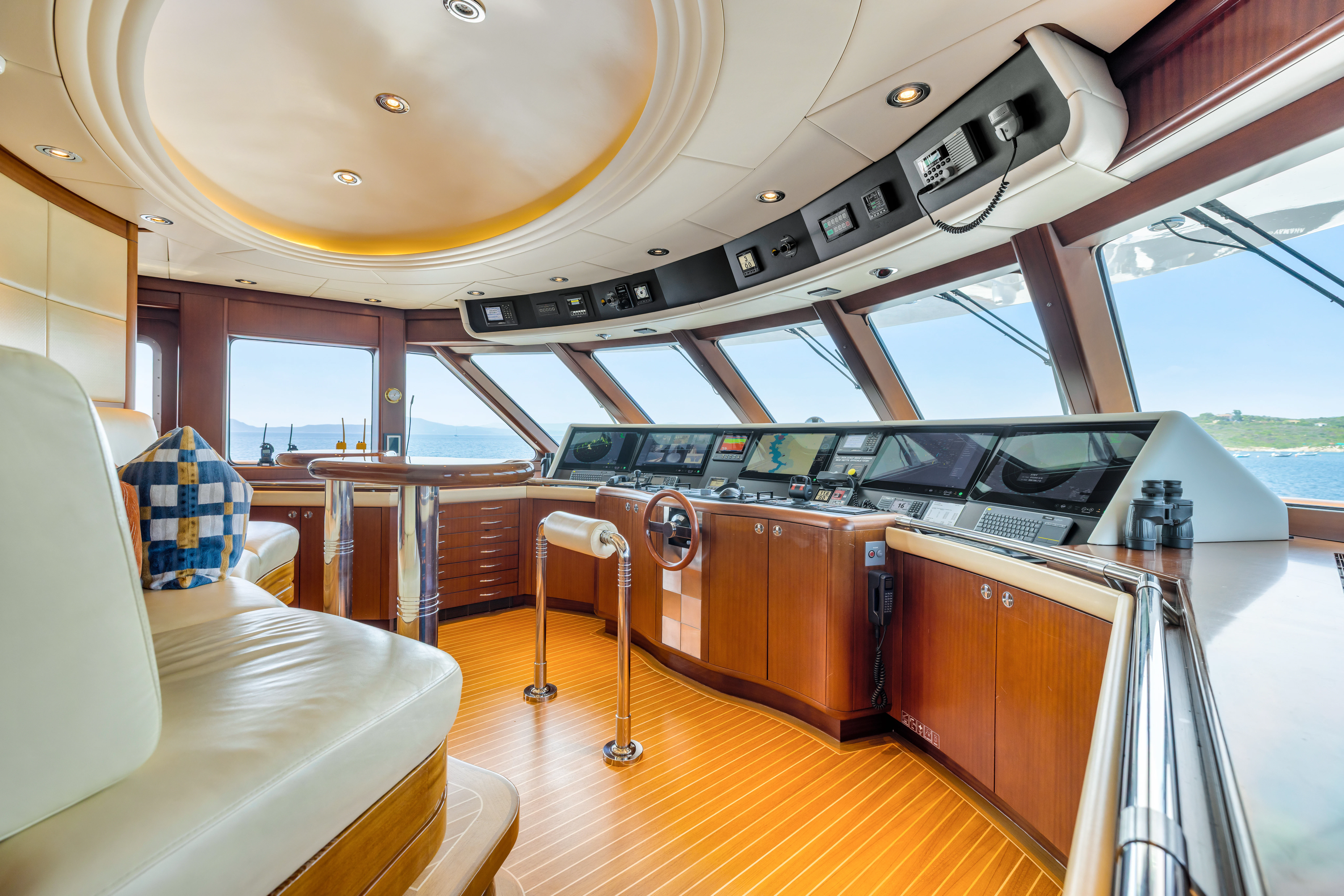 inside of a boat aboard AMICA MEA Yacht for Sale