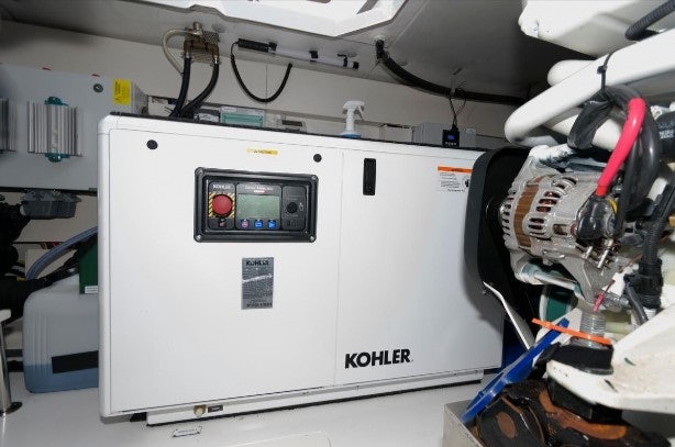 a machine with a screen aboard ENDLESS SUMMER Yacht for Sale